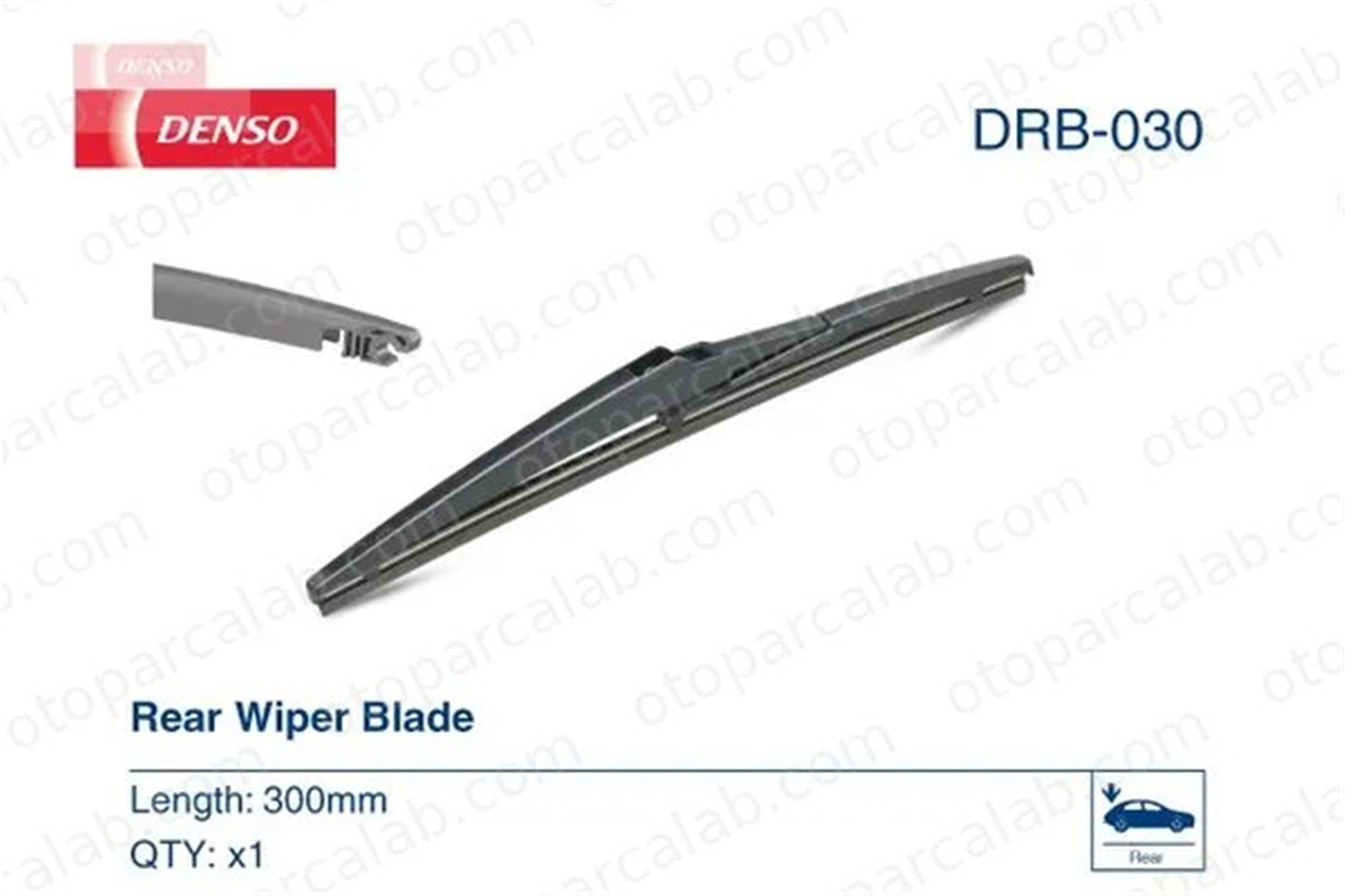 DENSO DRB-030 Silecek Süpürgesi Arka 300 mm - 12 inç TOYOTA AVENSIS Station wagon LAND ROVER DISCOVERY SPORT 1612434680 1612434780