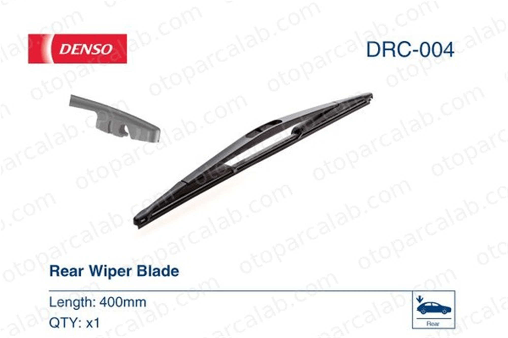 DENSO DRC-004 Silecek Süpürgesi Arka 400 mm - 16 inç RENAULT KANGOO Express OPEL VECTRA C GTS 6272301 7711130022