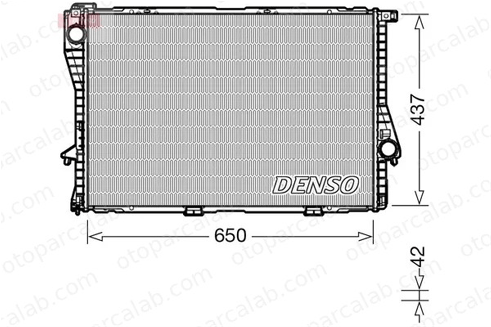 DENSO DRM05048 Su Radyatörü BMW 5 5 Touring DRM05048 1436055