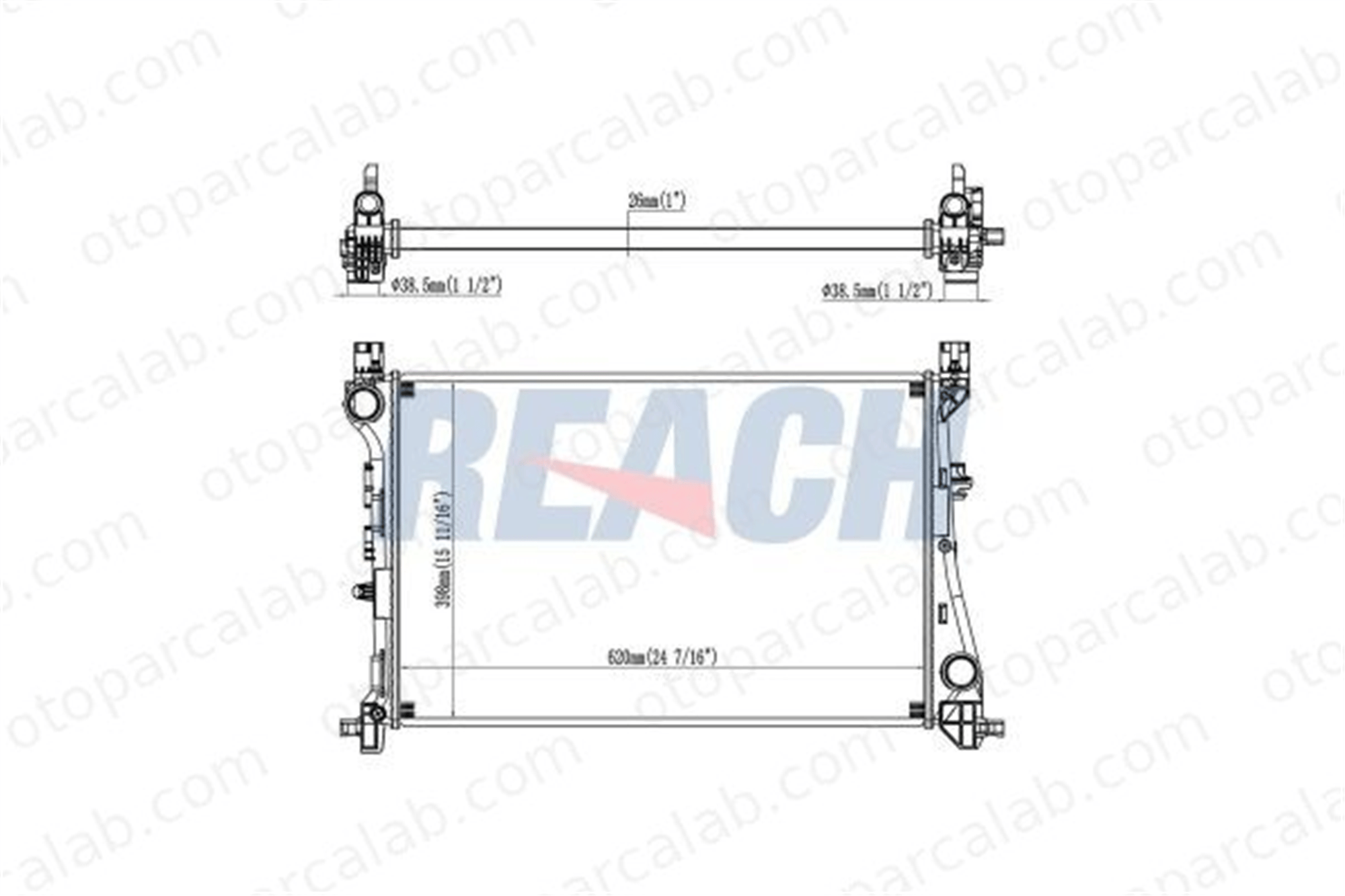 DENSO DRM09167 Su Radyatörü FIAT 500L DRM09167 51888085