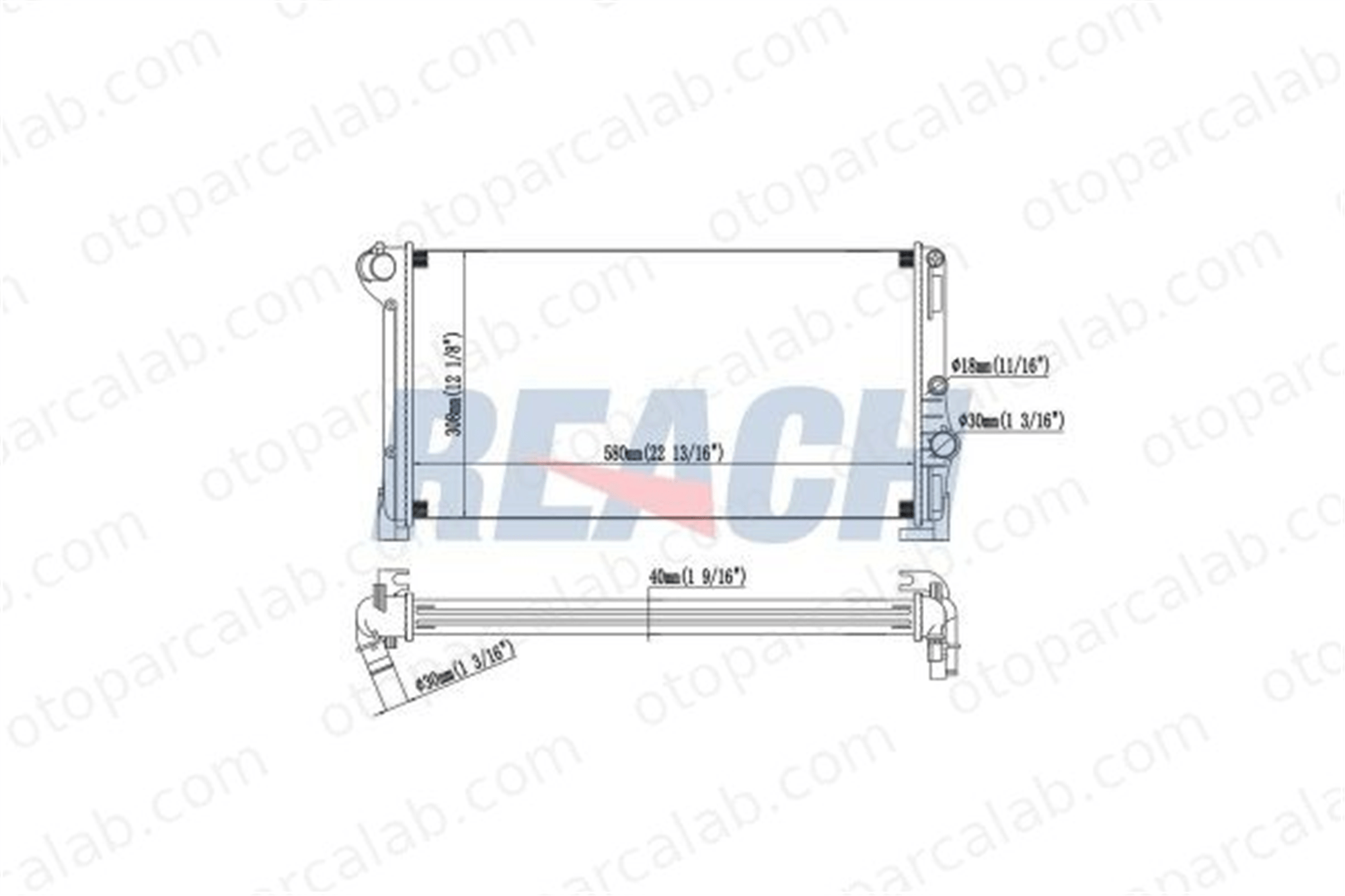 DENSO DRM13010 Su Radyatörü LANCIA YPSILON FIAT IDEA DRM13010 46834067