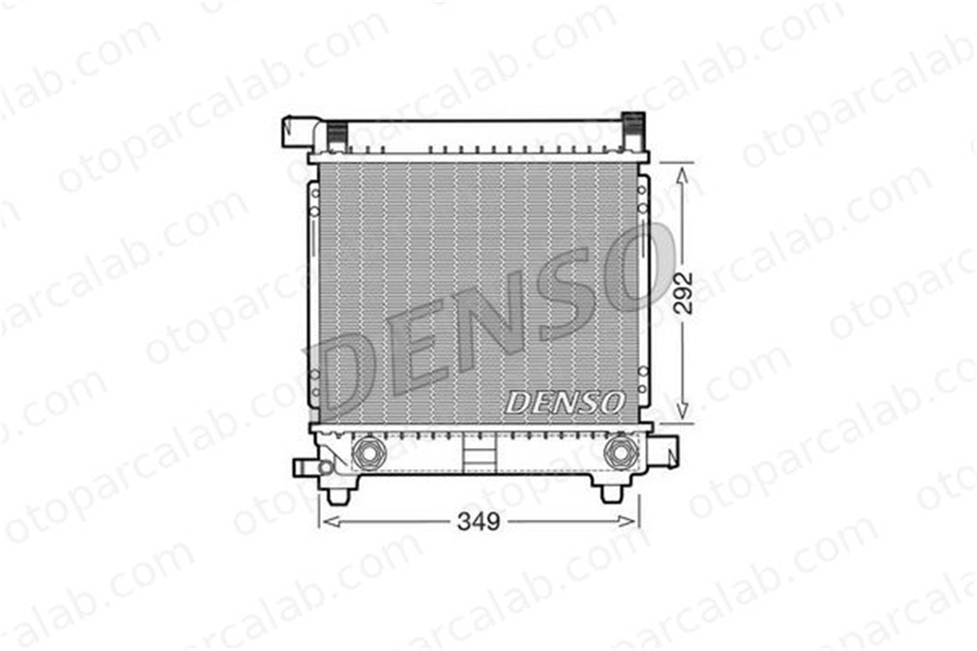 DENSO DRM17028 Su Radyatörü MERCEDES-BENZ 190 124 Sedan DRM17028 2015004603
