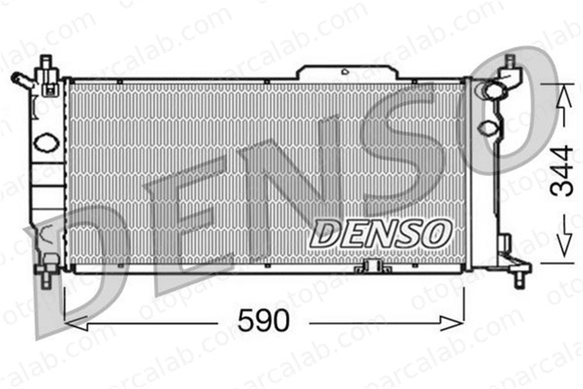 DENSO DRM20013 Su Radyatörü OPEL ASTRA F Station wagon ASTRA F DRM20013 1300116