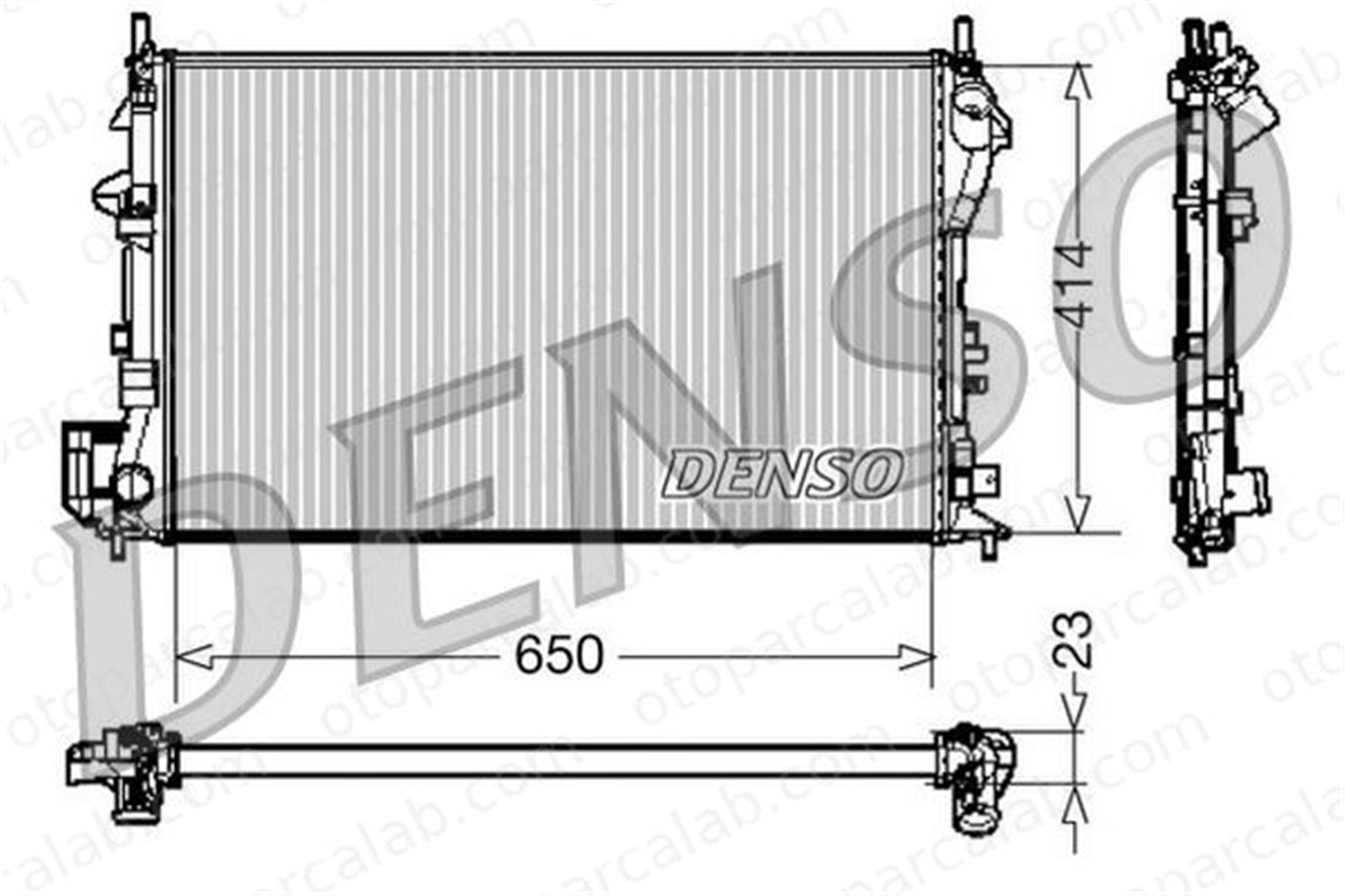 DENSO DRM20028 Su Radyatörü OPEL VECTRA C VECTRA C GTS 1300244 24418338