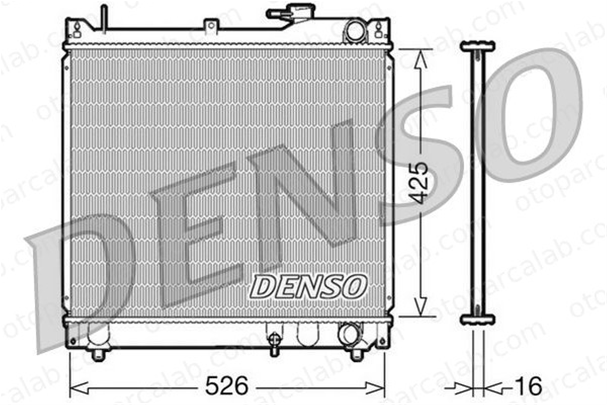 DENSO DRM47015 Su Radyatörü SUZUKI GRAND VITARA I DRM47015 1770066D01