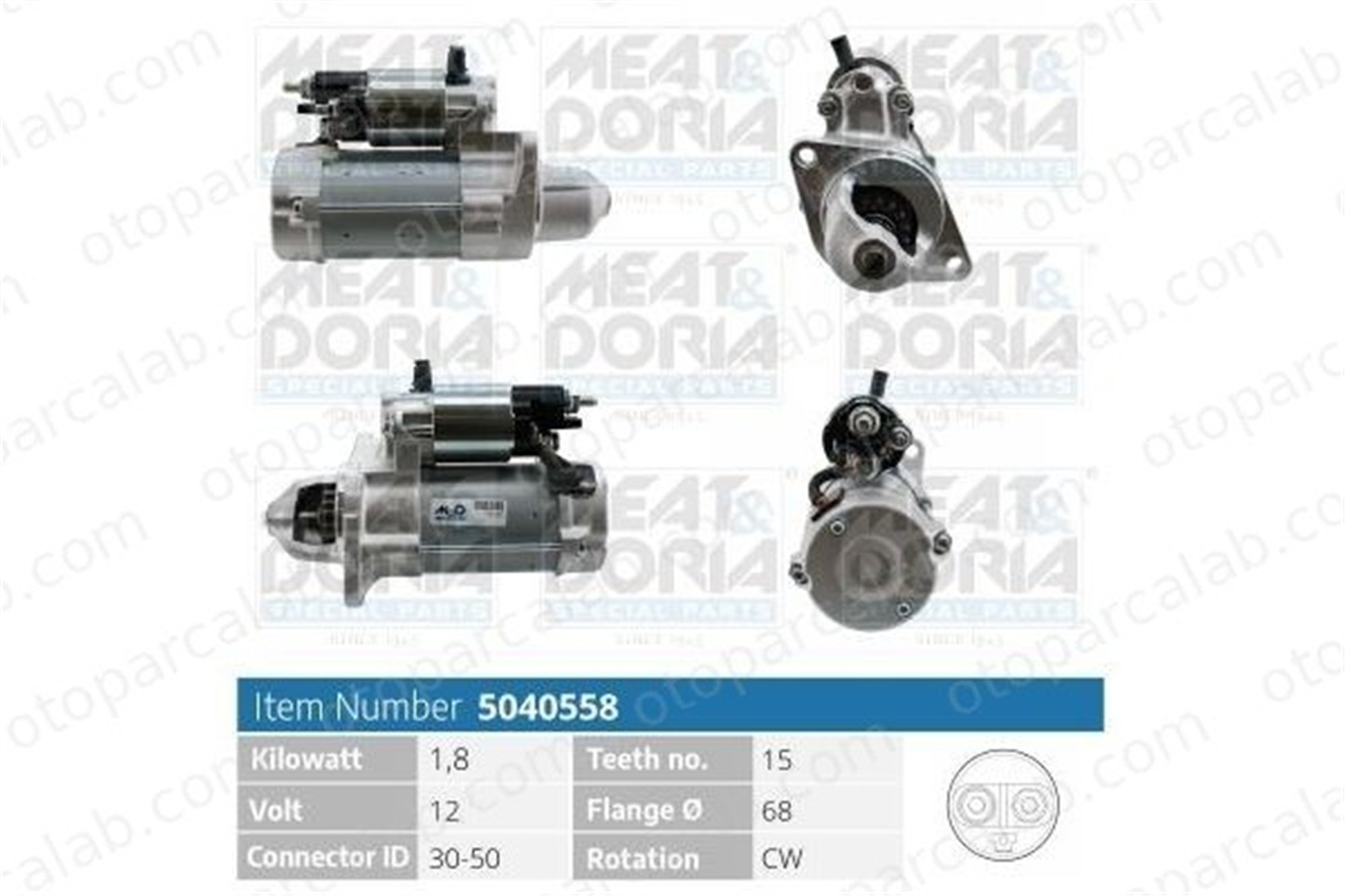 DENSO DSN1008 Marş Dinamosu OPEL INSIGNIA A INSIGNIA A Sedan 1202229 1202504