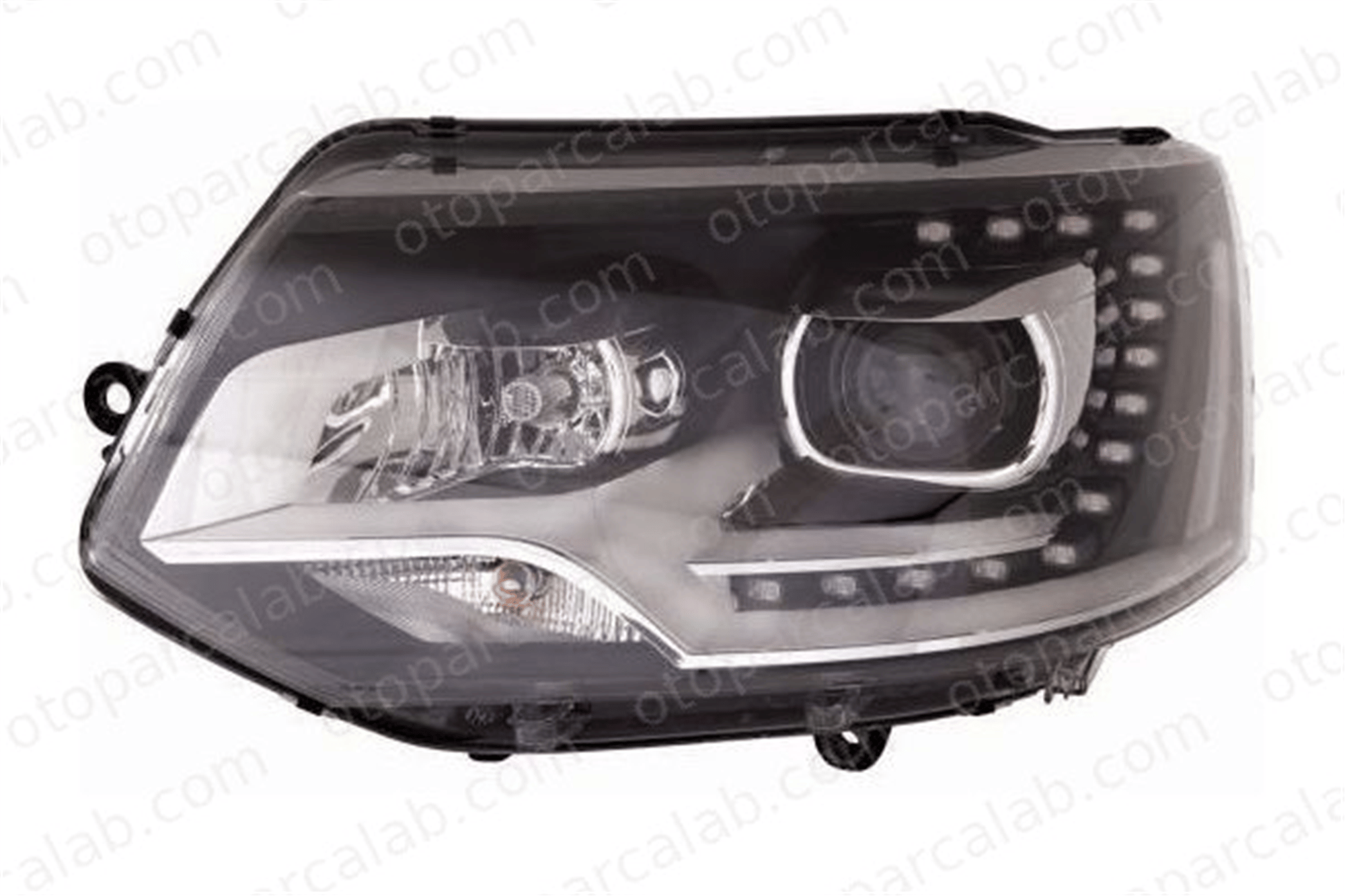 DEPO 441-11H8RMLDHEM Far Sağ VW TRANSPORTER T5 Minibüs/Otobüs TRANSPORTER T5 Panelvan/Van 7E5941018 7E5941016