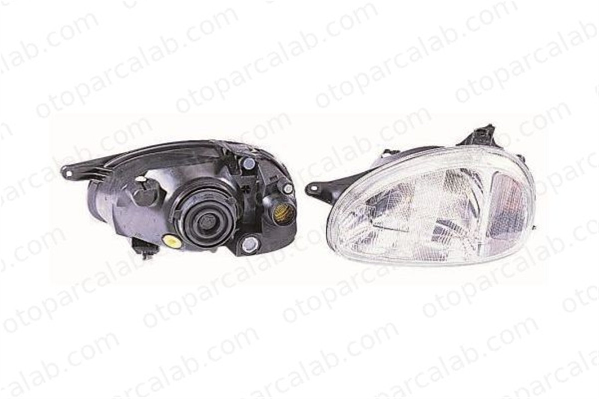 DEPO 442-1102L-LD-EM Far Sol OPEL COMBO Kasa/büyük limuzin CORSA B 1216486 90444784