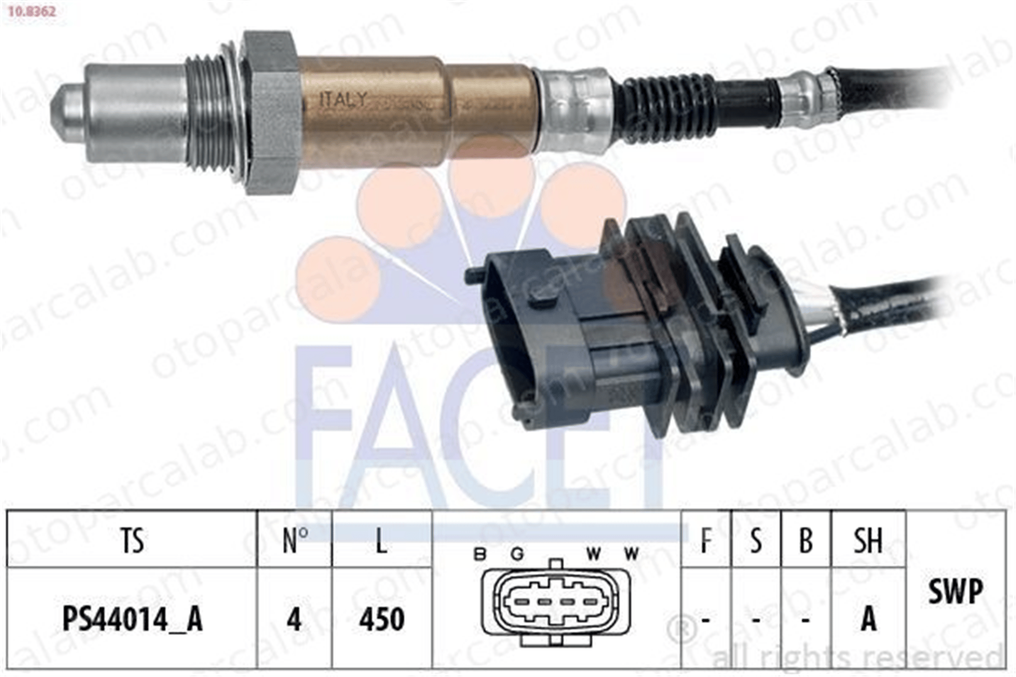 DFG OP121130 Oksijen (Lambda) Sensörü OPEL CORSA D ASTRA J 855268 55563348
