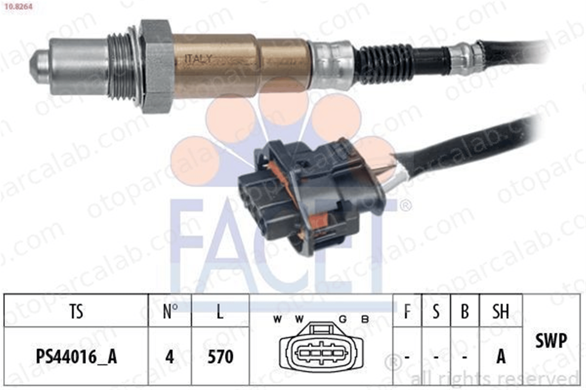 DFG OP121133 Oksijen (Lambda) Sensörü OPEL ASTRA H PORSCHE 911 855530 25198484