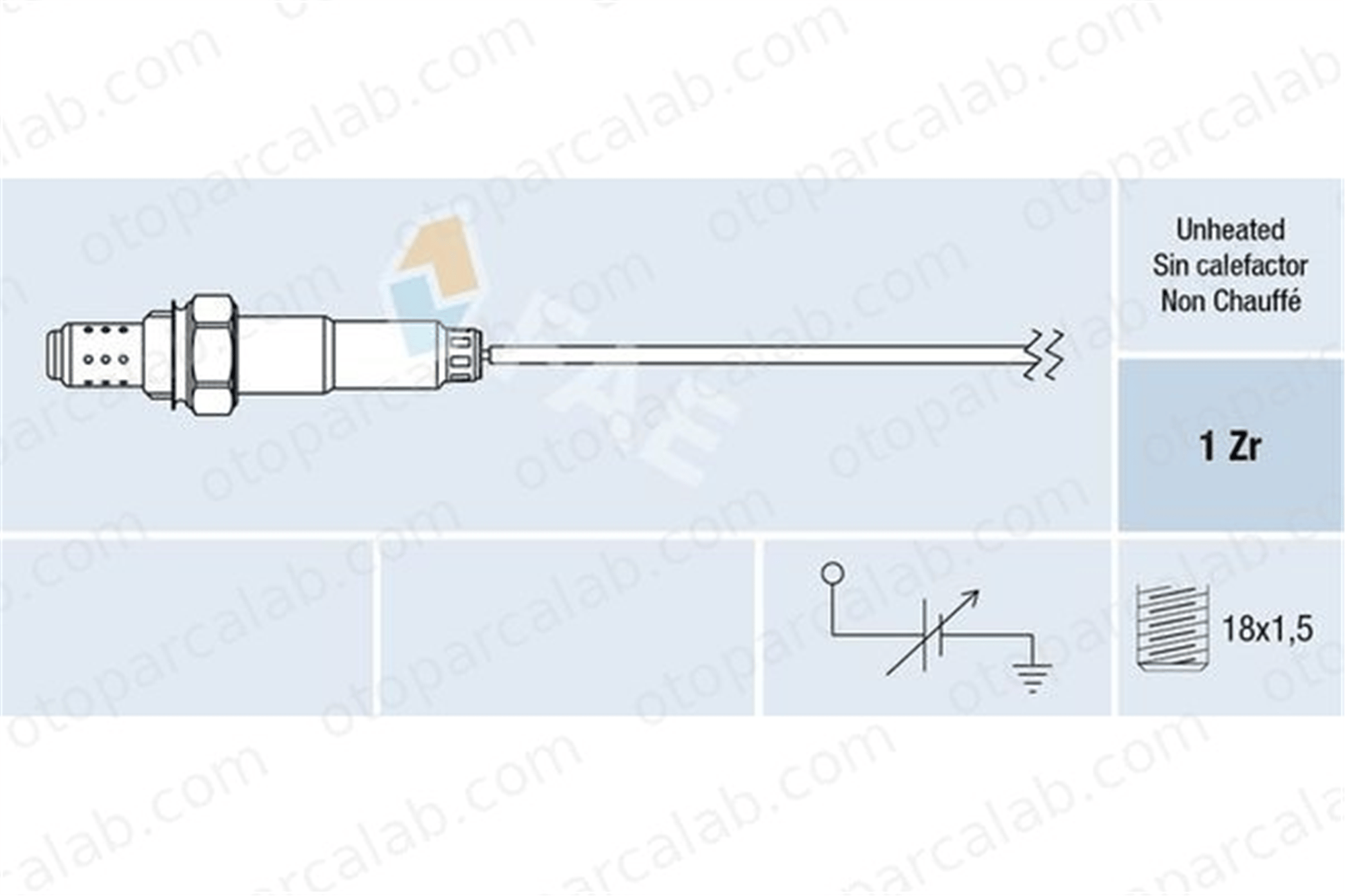 DODUCO 1505 Oksijen (Lambda) Sensörü OPEL KADETT E KADETT E Station wagon 855305 855315