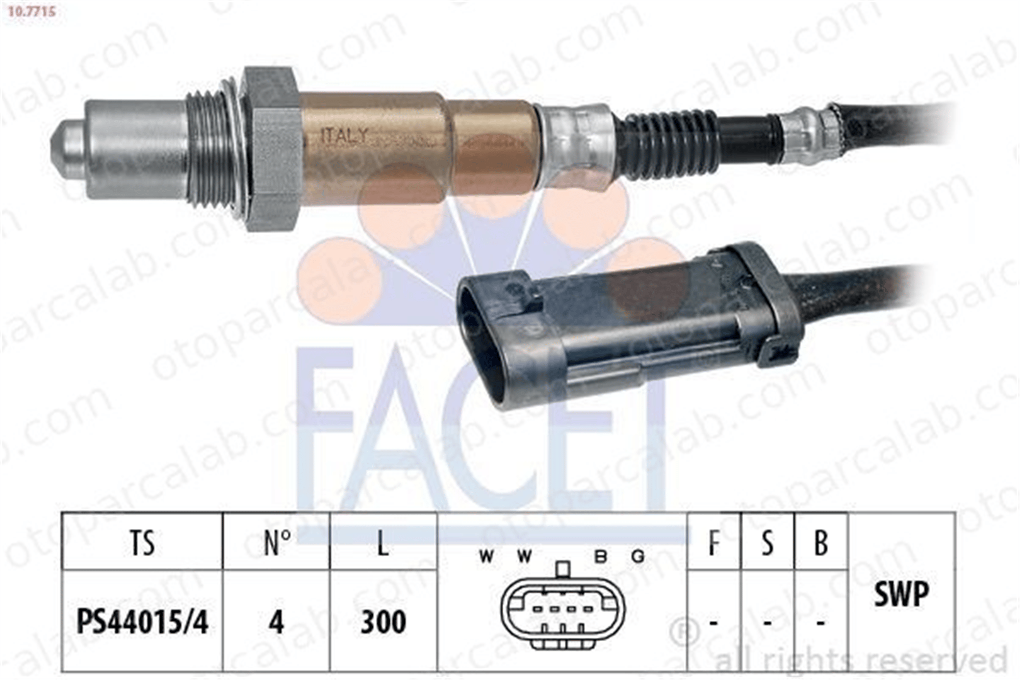DODUCO 1571 Oksijen (Lambda) Sensörü RENAULT CLIO II KANGOO 7700274190 6001544296