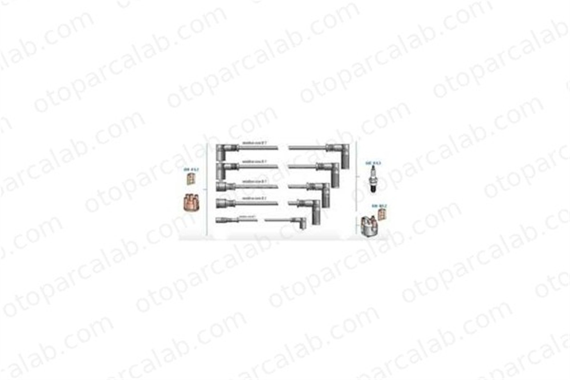DODUCO 7711 Buji Kablosu FIAT TIPO TEMPRA S.W. 7716092 7677783