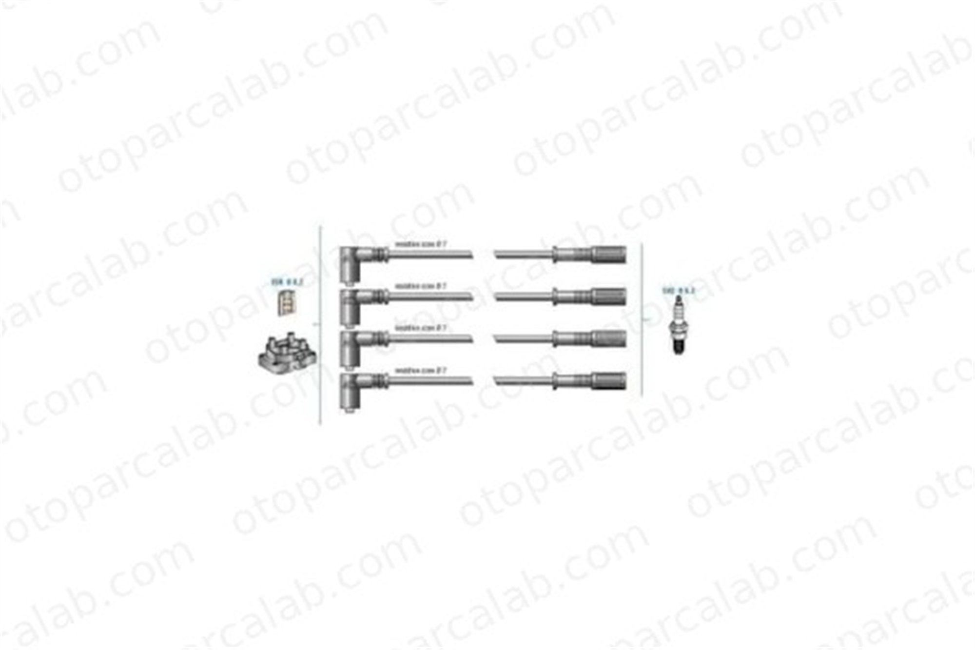 DODUCO 7714 Buji Kablosu FIAT TIPO LANCIA DEDRA 7716094 7605191