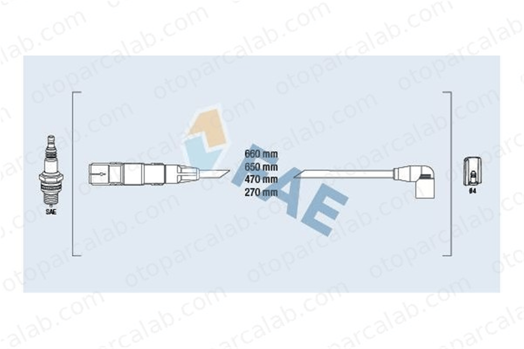 DODUCO 7802 Buji Kablosu SKODA OCTAVIA I Combi OCTAVIA I 6A905409A 6A905409H