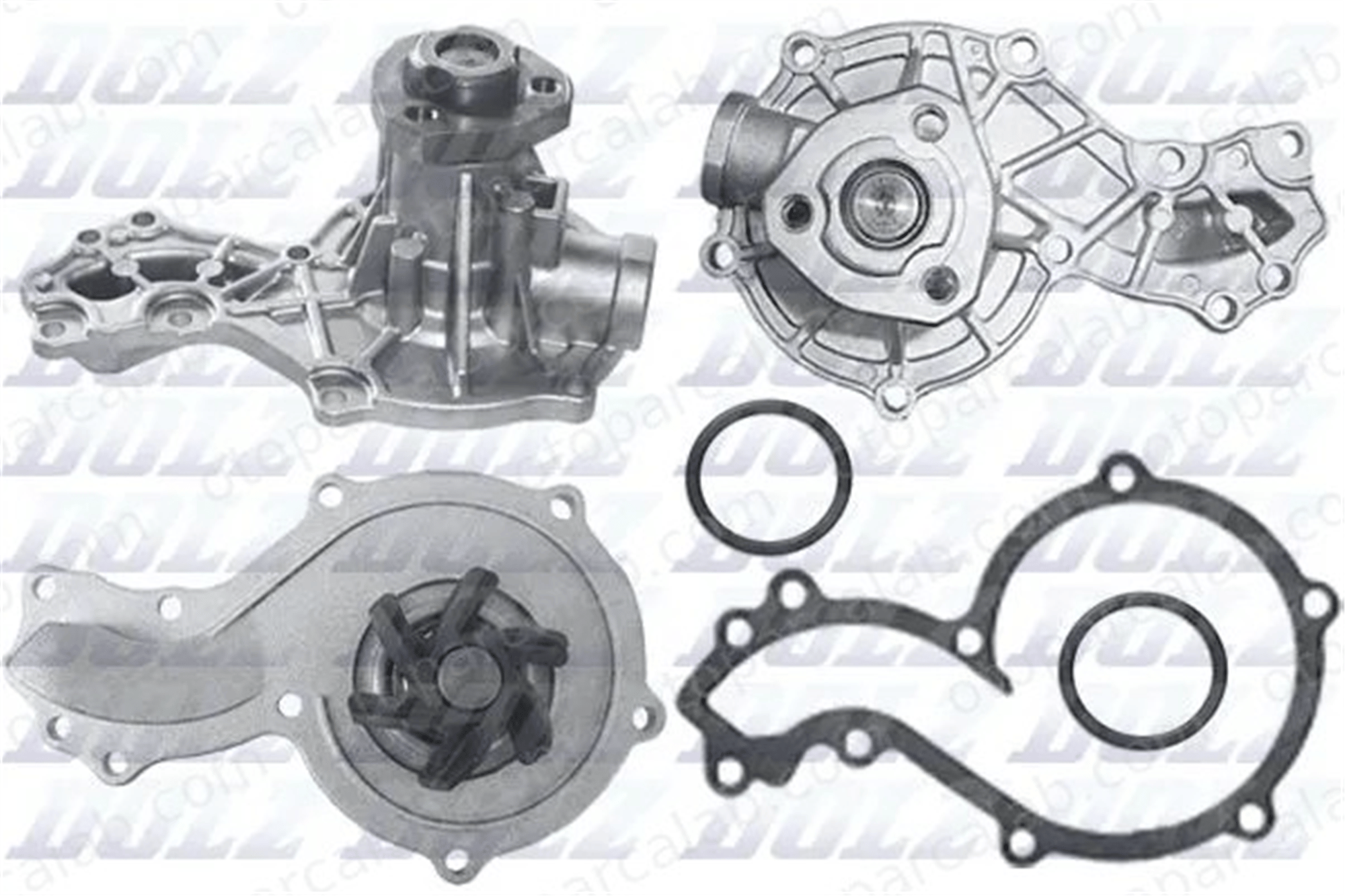DOLZ A151RS Devirdaim Su Pompası VW PASSAT B3/B4 AUDI 80 B3 Sedan 26121005A 026121005A