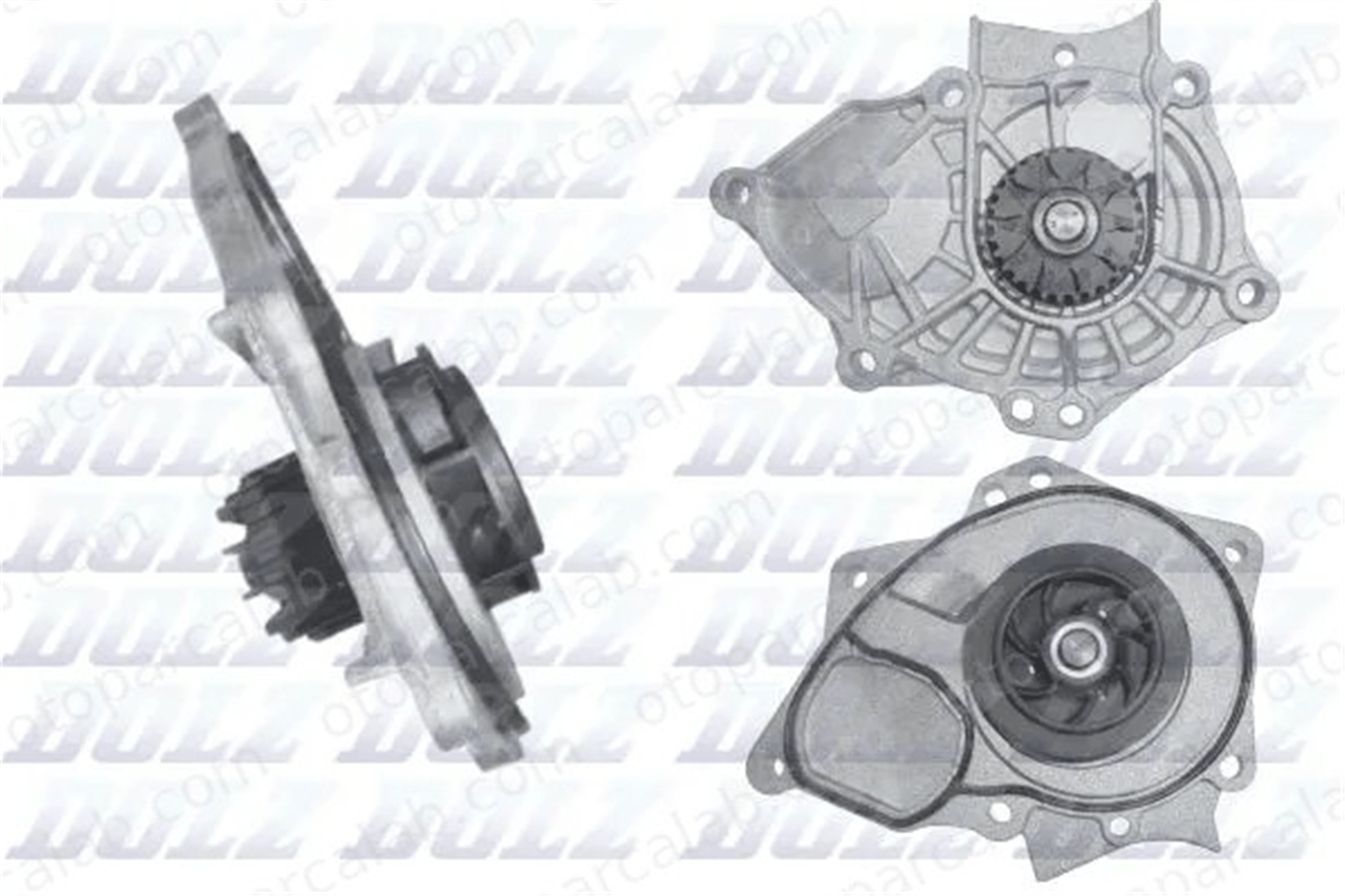 DOLZ A277 Devirdaim Su Pompası AUDI A5 Sportback A5 6L121012 6K121605