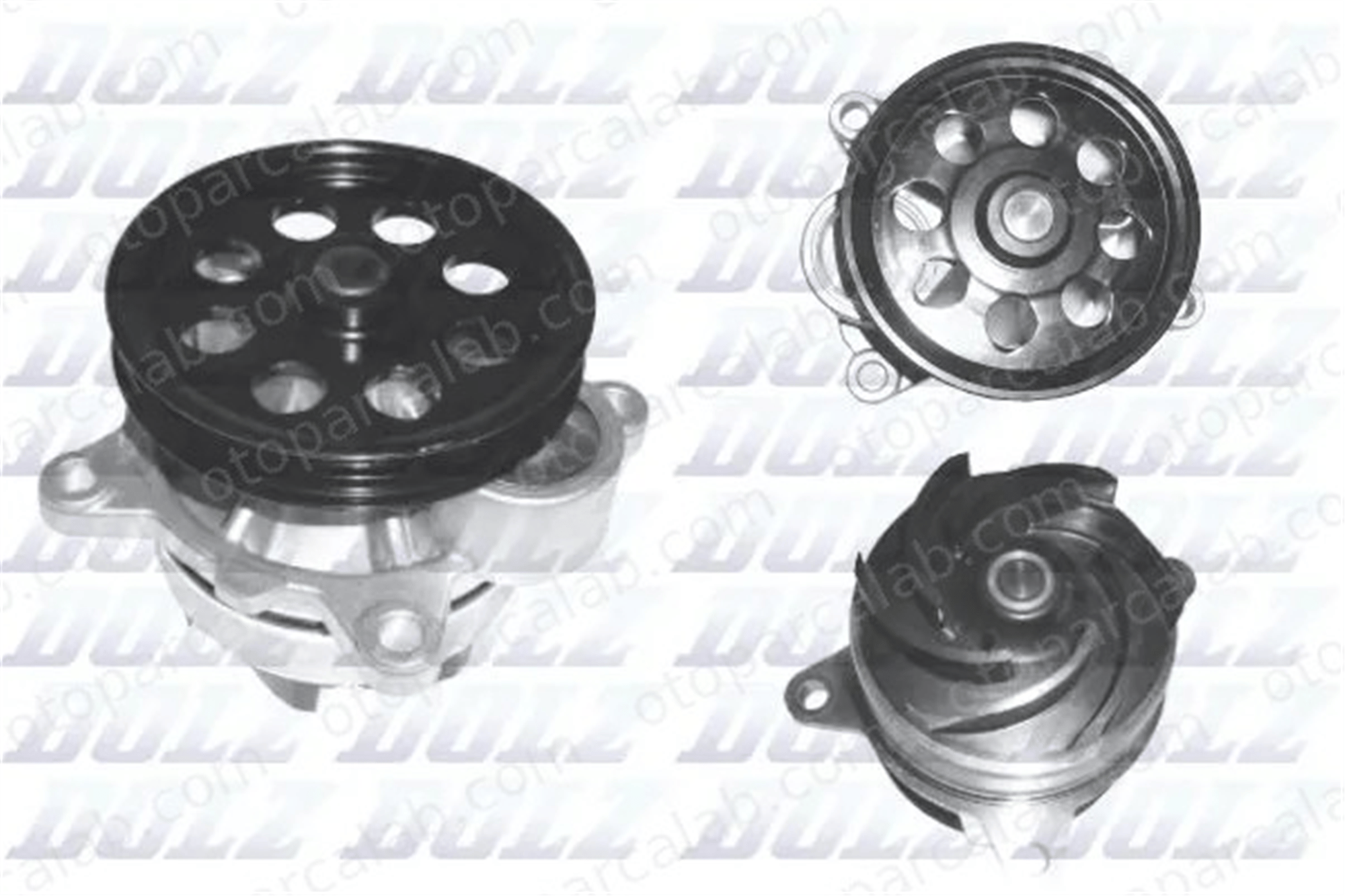 DOLZ F235 Devirdaim Su Pompası FORD TRANSIT CUSTOM V362 Minibüs/Otobüs TRANSIT V363 Panelvan/Van GK2Q8501AC GK2Q8501AE