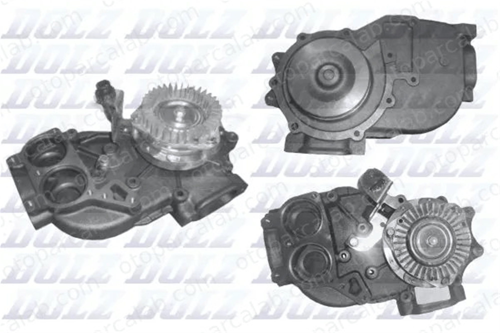 DOLZ M662 Devirdaim Su Pompası MERCEDES-BENZ AROCS ACTROS MP4 / MP5 5412002601 5412002801