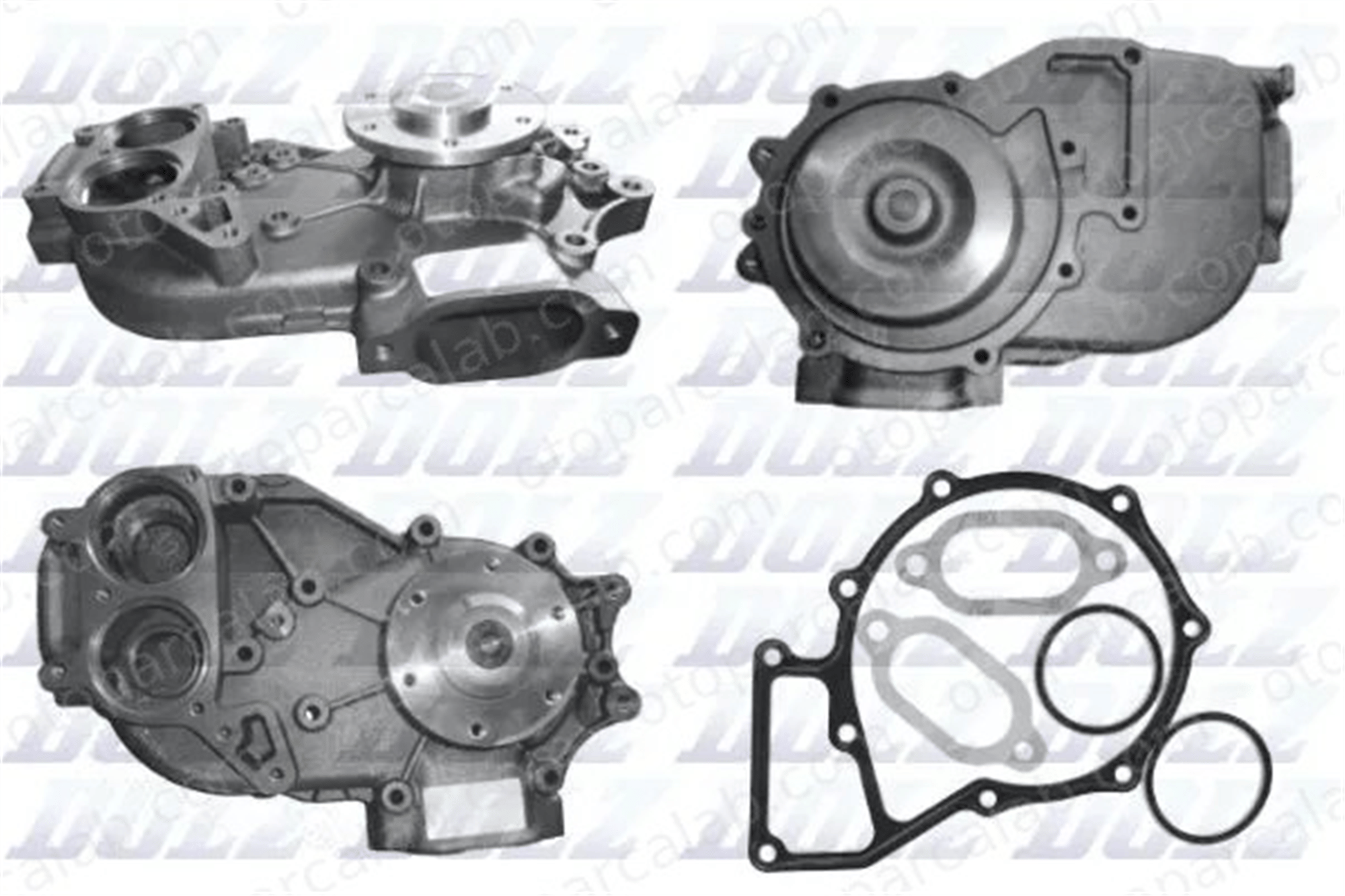 DOLZ M666 Devirdaim Su Pompası MERCEDES-BENZ AROCS ACTROS MP4 / MP5 5422000601 5422001601