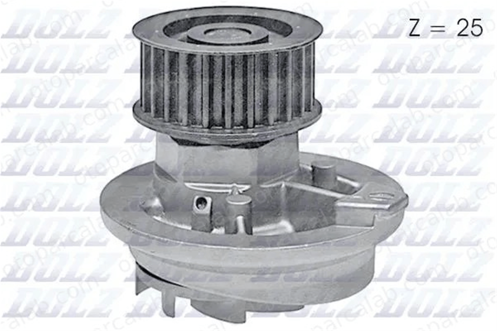 DOLZ O138 Devirdaim Su Pompası OPEL ASTRA F Station wagon ASTRA F 1334053 9192370