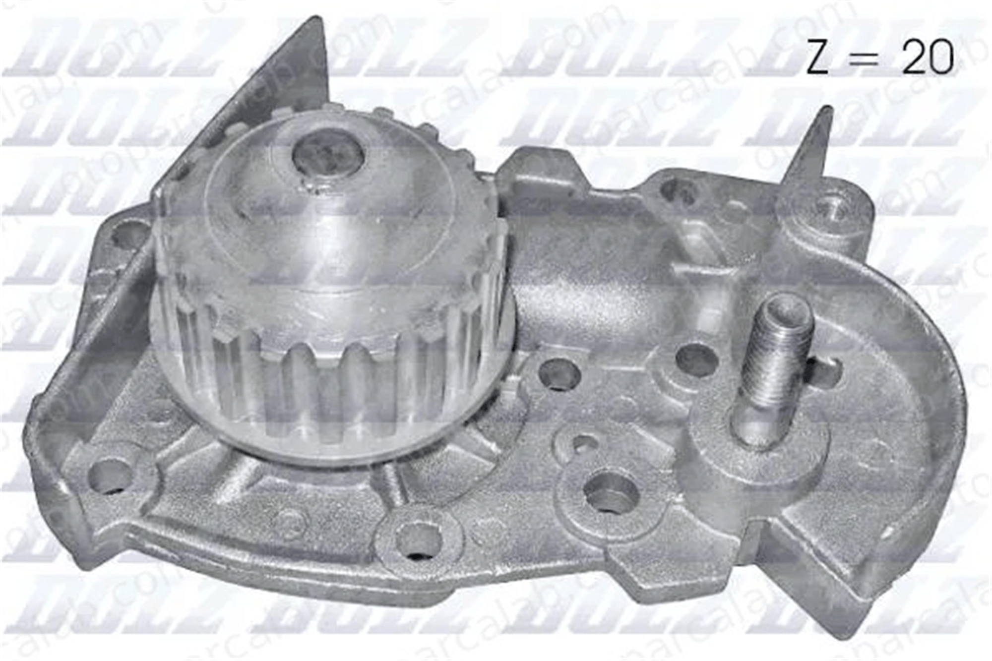 DOLZ R124 Devirdaim Su Pompası RENAULT RAPID Kasa/büyük limuzin CLIO I 7700736091 7701633125