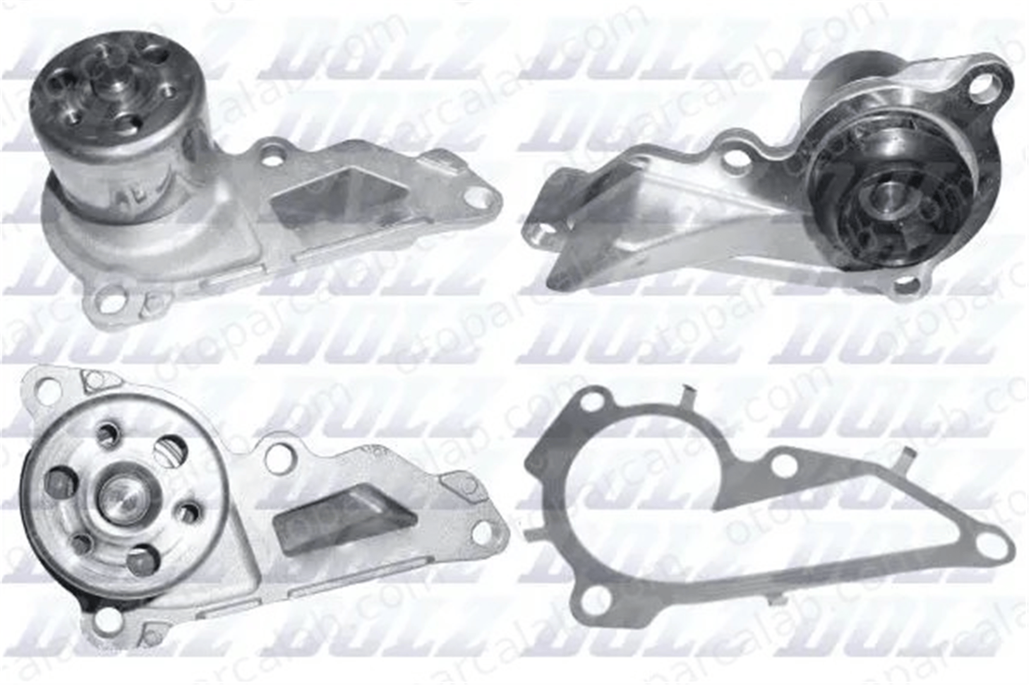 DOLZ R241 Devirdaim Su Pompası DACIA DUSTER RENAULT MEGANE IV Grandtour 210104221R 21010