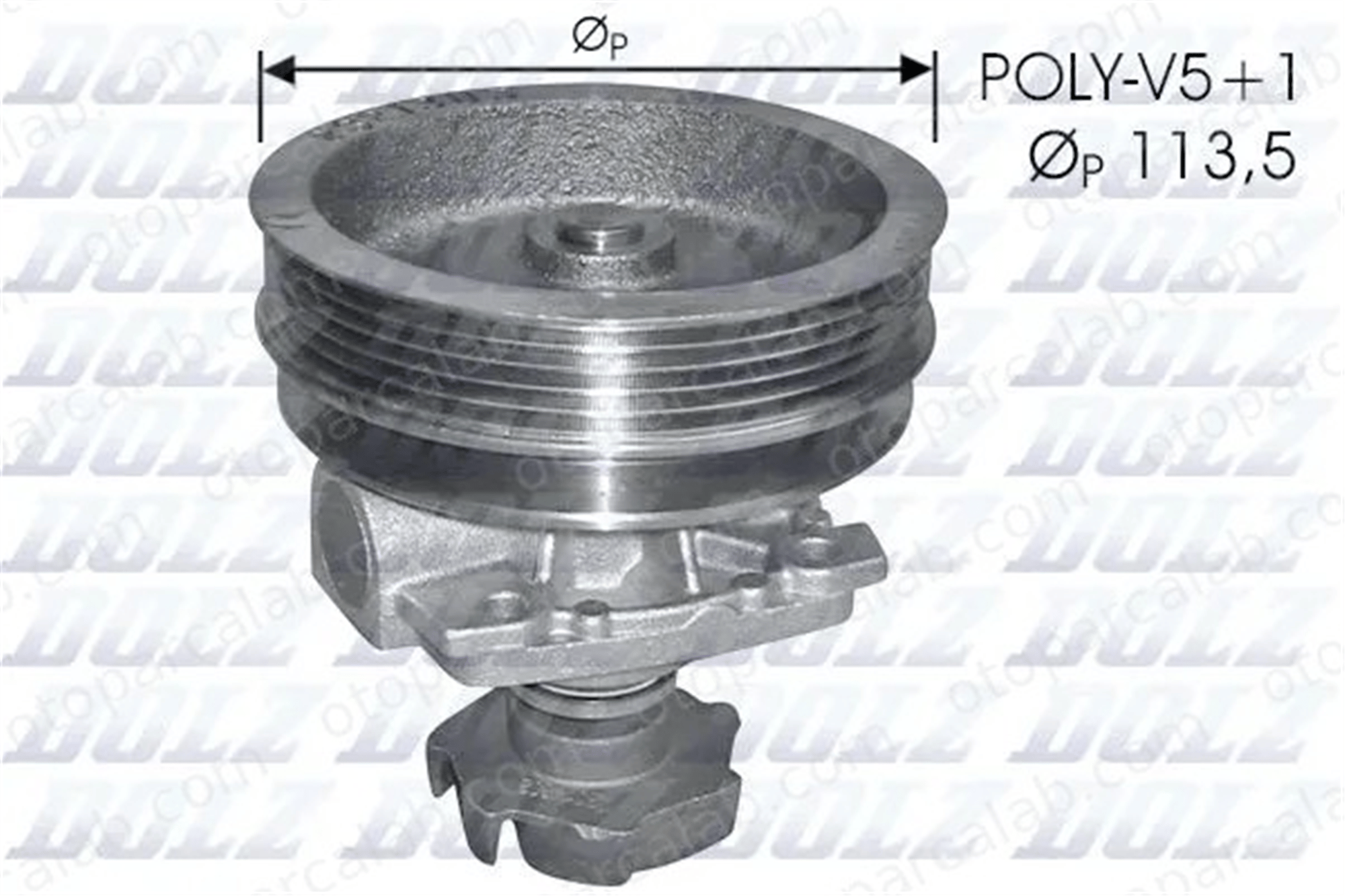 DOLZ S218 Devirdaim Su Pompası FIAT RITMO TEMPRA 7784977 7744397