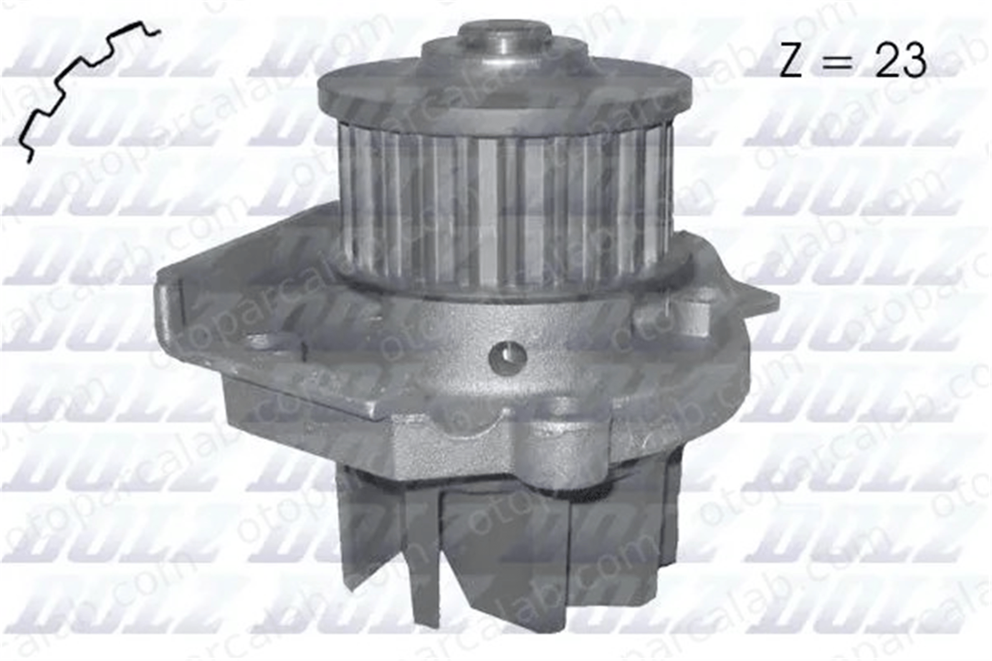 DOLZ S320 Devirdaim Su Pompası ALFA ROMEO MITO FIAT PANDA 55204538 55221397