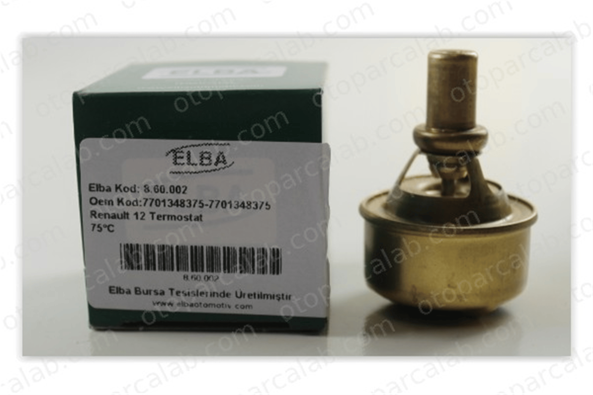 ELBA 860002 Termostat 75 °C RENAULT 16 7700610899 7701348375