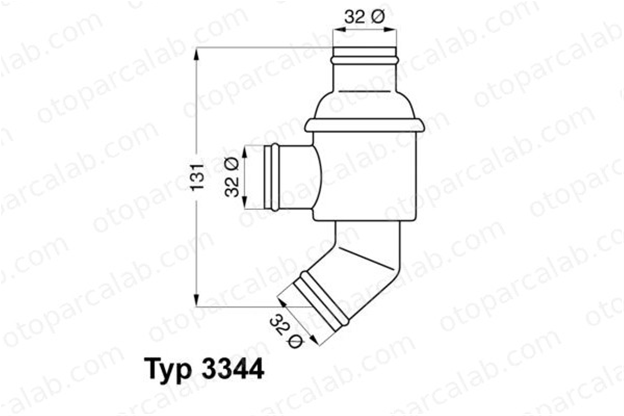 ELBA 860384 Termostat 75 °C BMW 3 1502-2002 11531260720 11531253248