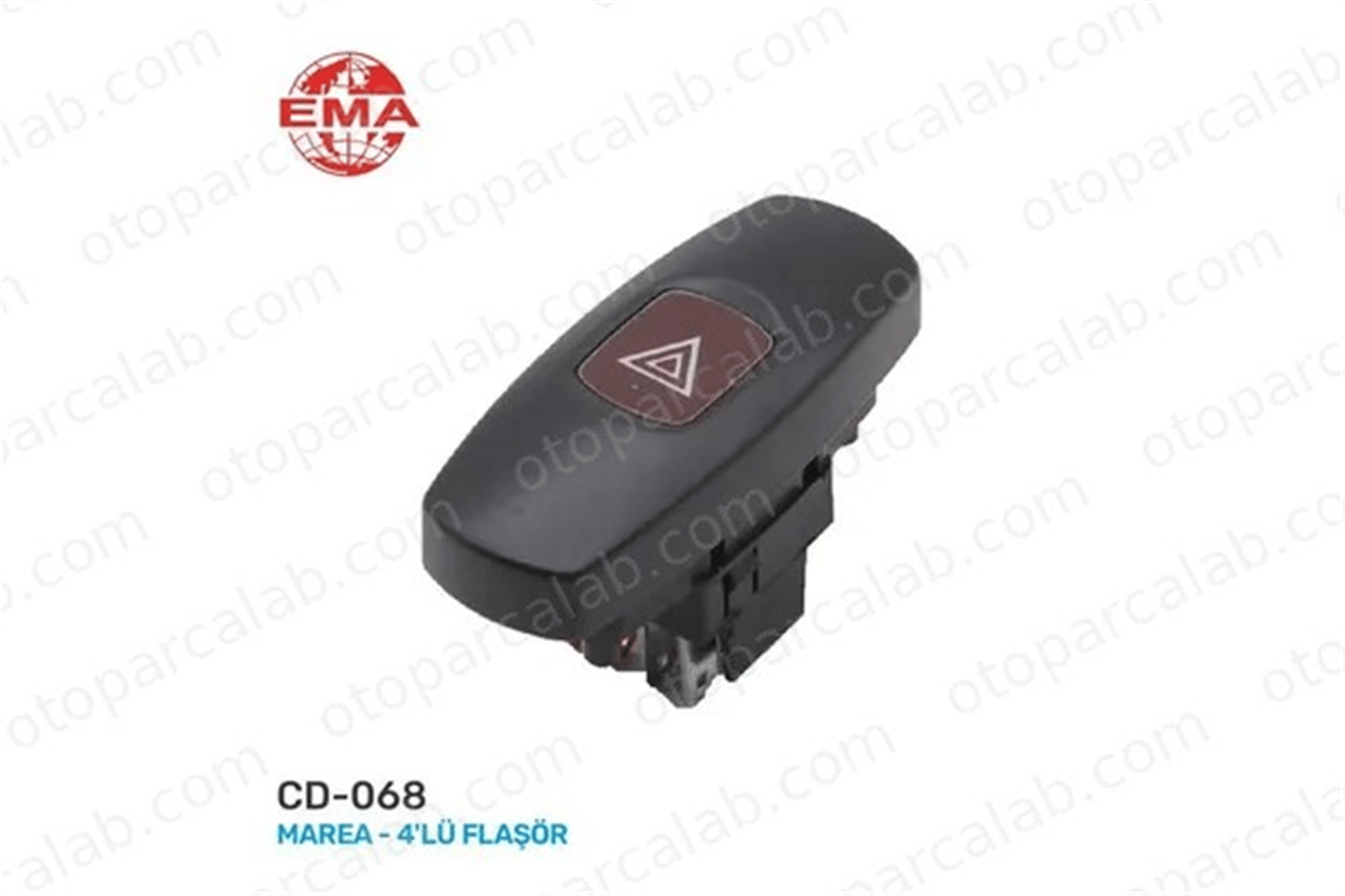 EMA MFK CD-068 Dörtlü Flaşör Düğmesi EMA-MFK CD-068 FIAT MAREA MAREA Weekend 735257109 712953614