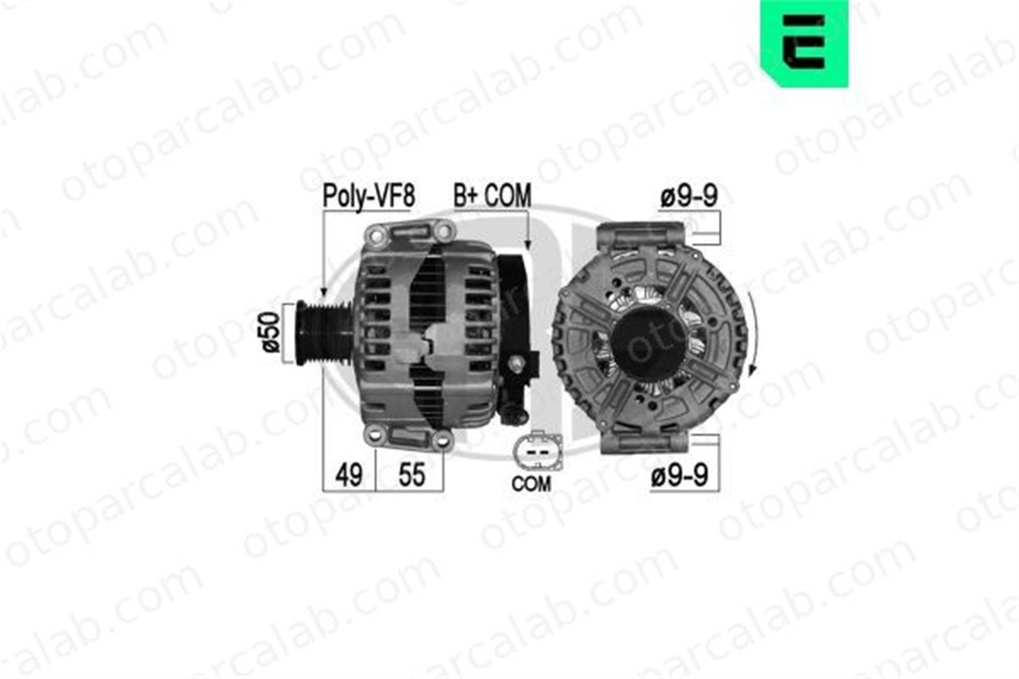 ERA 209039A Alternatör MERCEDES-BENZ M-SERISI S-SERISI A013154090280 13154090280