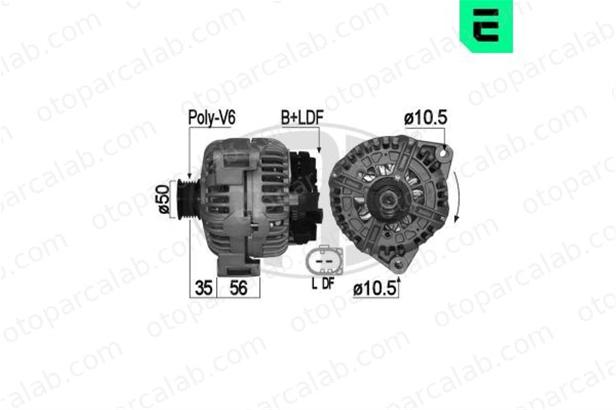ERA 209047A Alternatör MERCEDES-BENZ G-SERISI CLS A0131548502 121548902