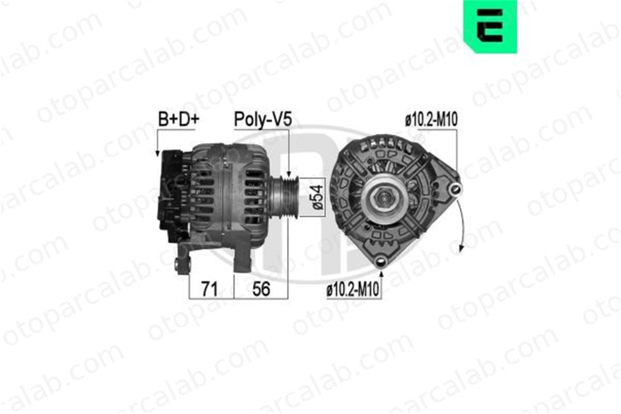 ERA 209096A Alternatör OPEL ASTRA H Station wagon ZAFIRA / ZAFIRA FAMILY B 51754153 46843097