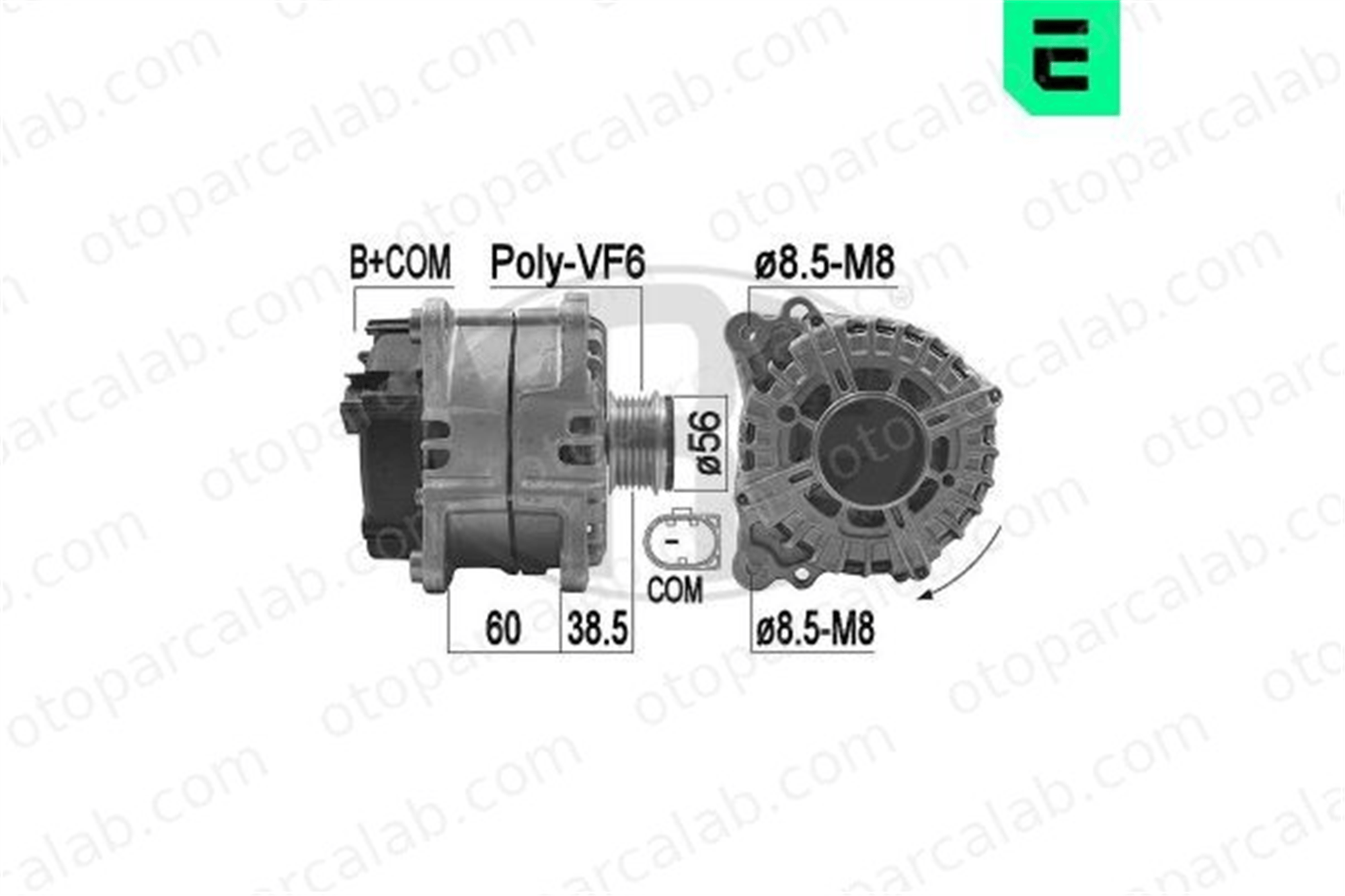ERA 209201 Alternatör AUDI A6 C6 A6 C6 Avant 59903018TX 059903018TX