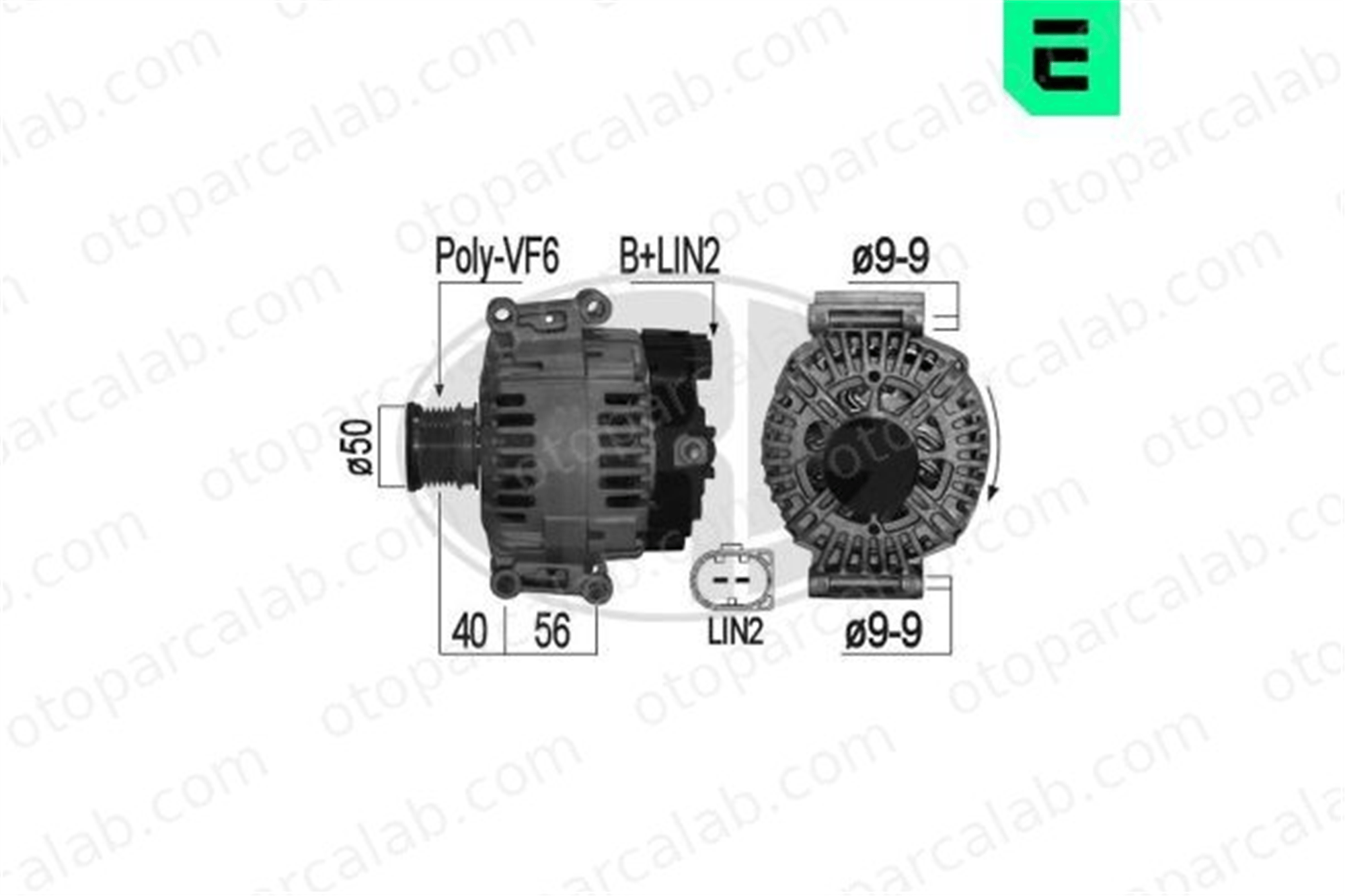ERA 209231A Alternatör MERCEDES-BENZ C-SERISI T-Model C-SERISI A0141541102 A141541102