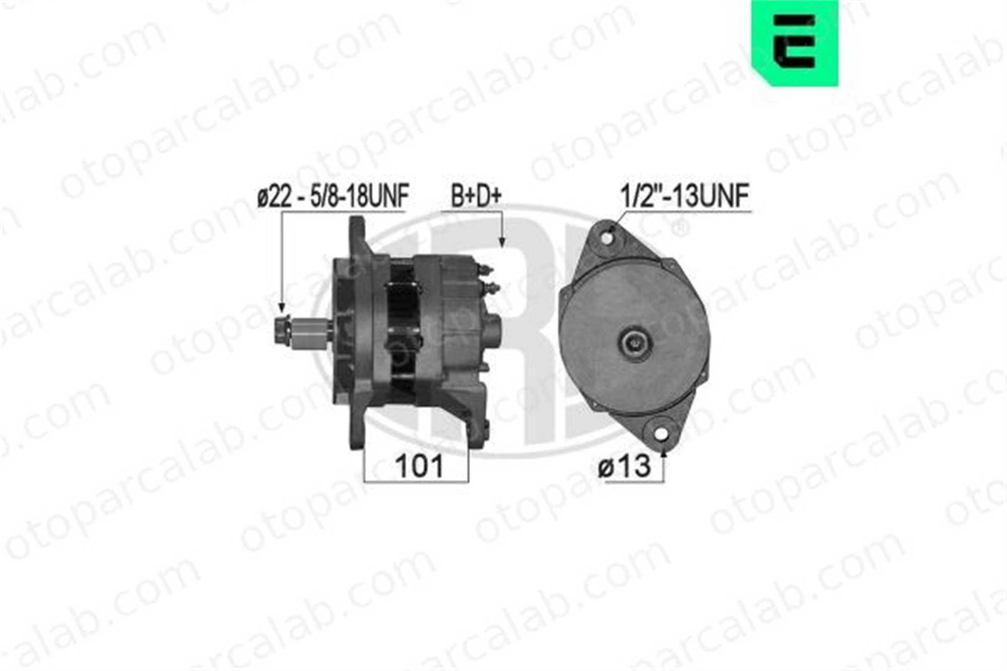 ERA 209280A Alternatör INTERNATIONAL HARV. CM-Series C-Series 3920618 1322156
