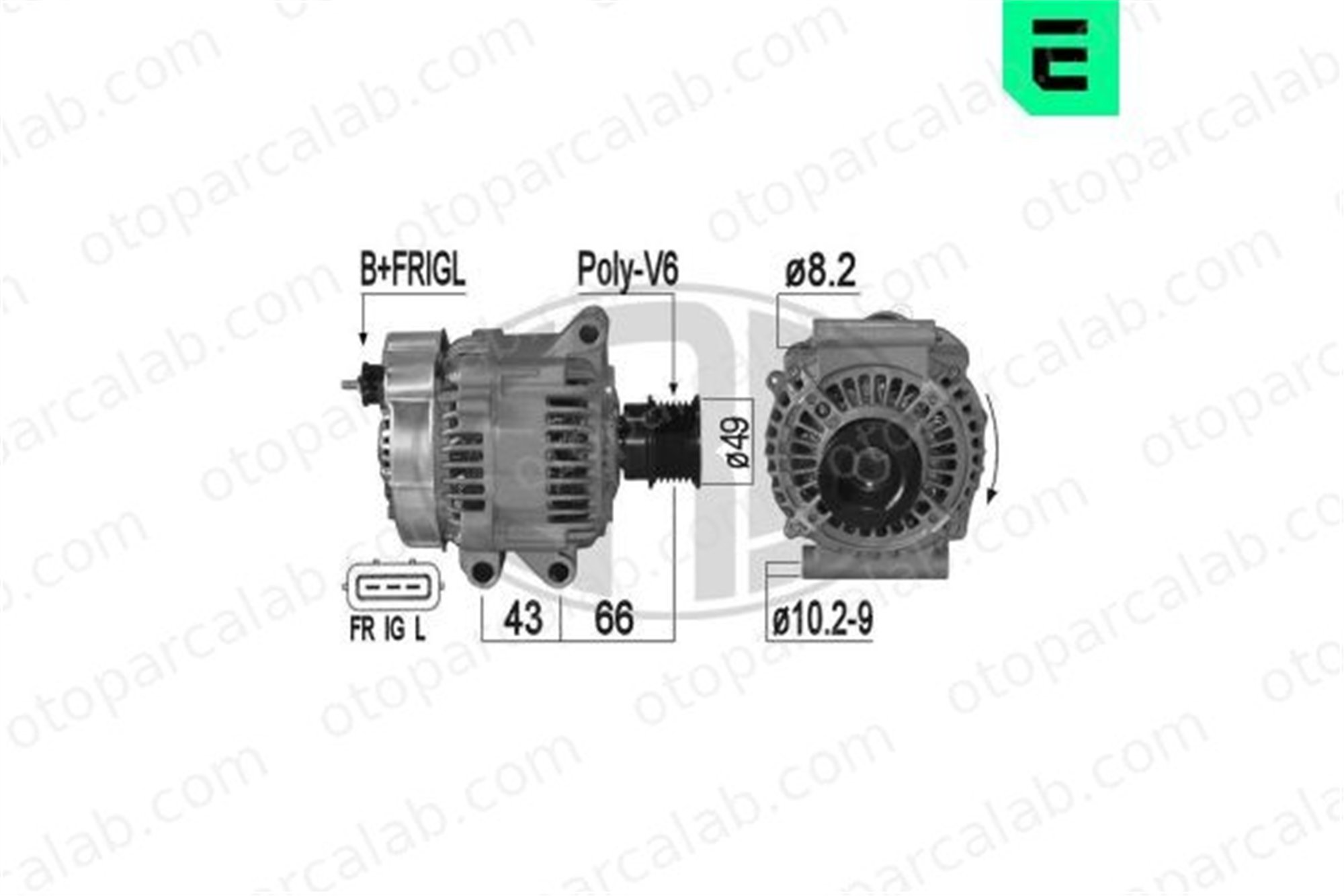 ERA 209302A Alternatör MINI MINI Cabrio MINI 12317515030 12311079452