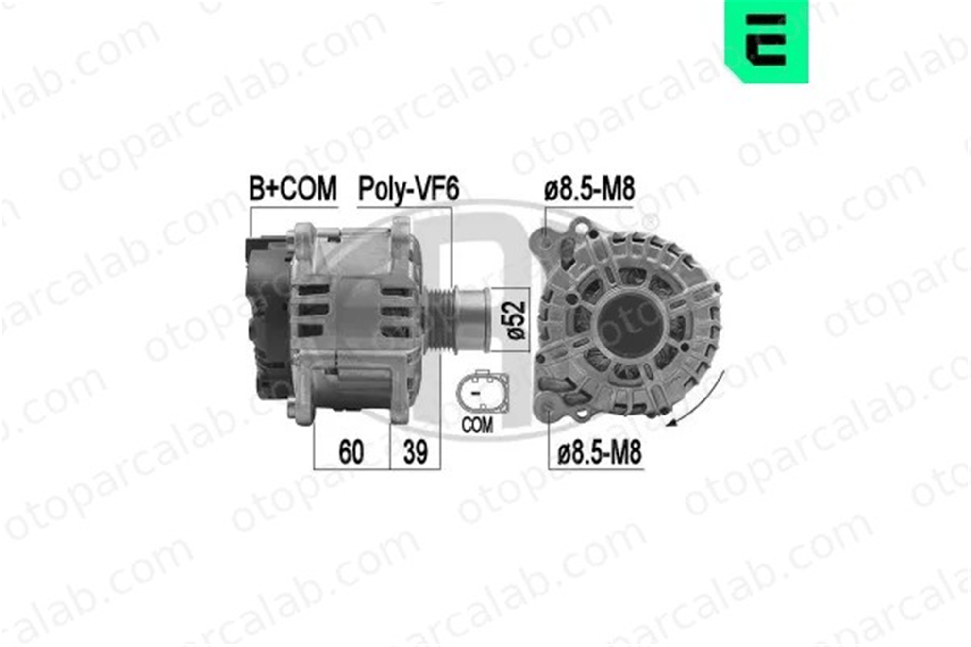 ERA 209492 Alternatör SKODA OCTAVIA III Combi VW GOLF VII 4C903021A 04C903021A