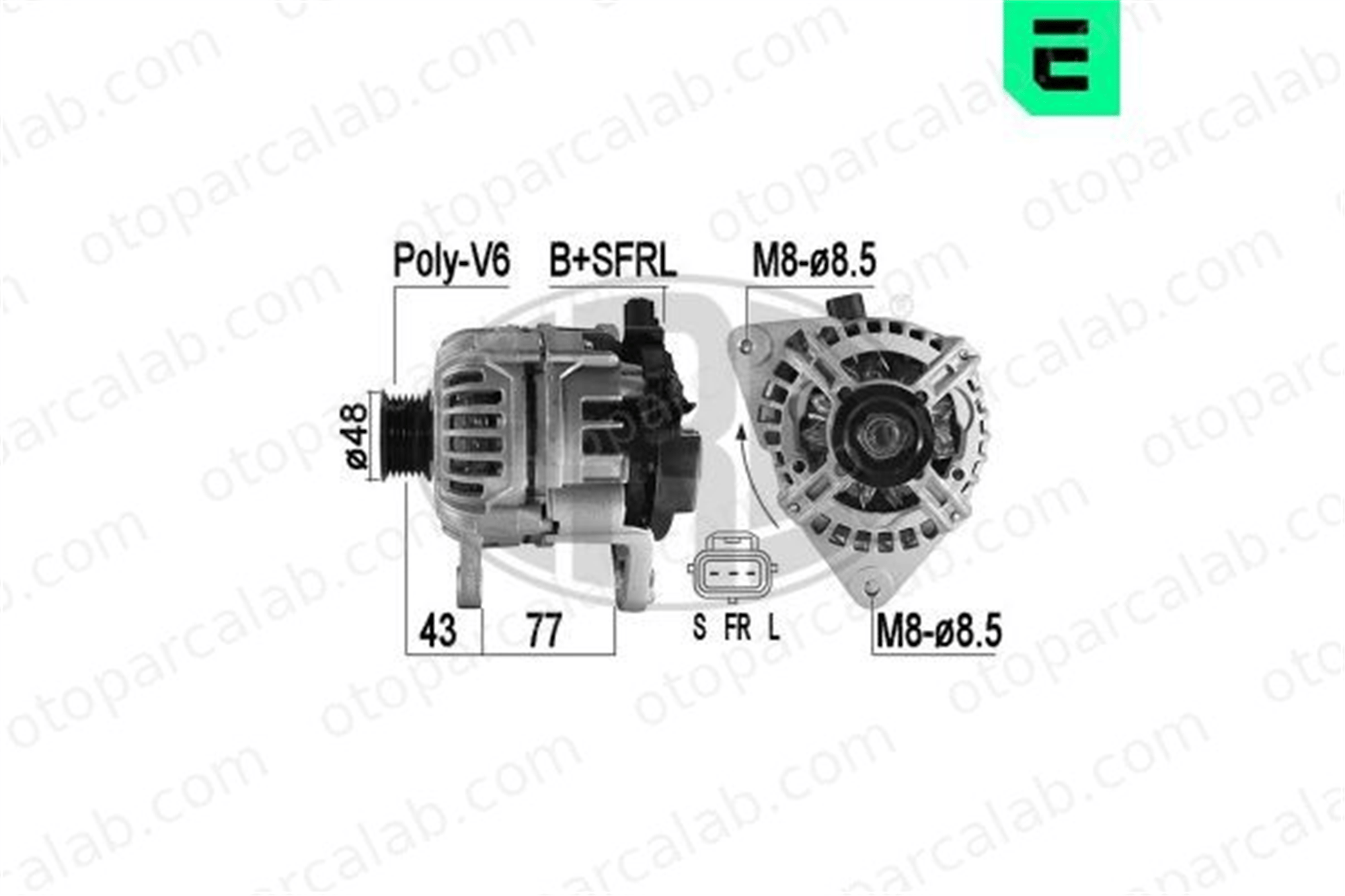 ERA 209574A Alternatör FORD FIESTA IV KA XS6110300AB 1089887