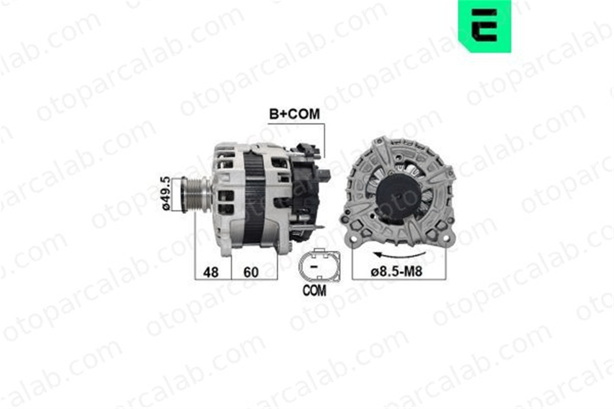 ERA 209629 Alternatör VW CRAFTER Panelvan/Van CRAFTER Platform şasi 4L903023N 04L 903 023 N