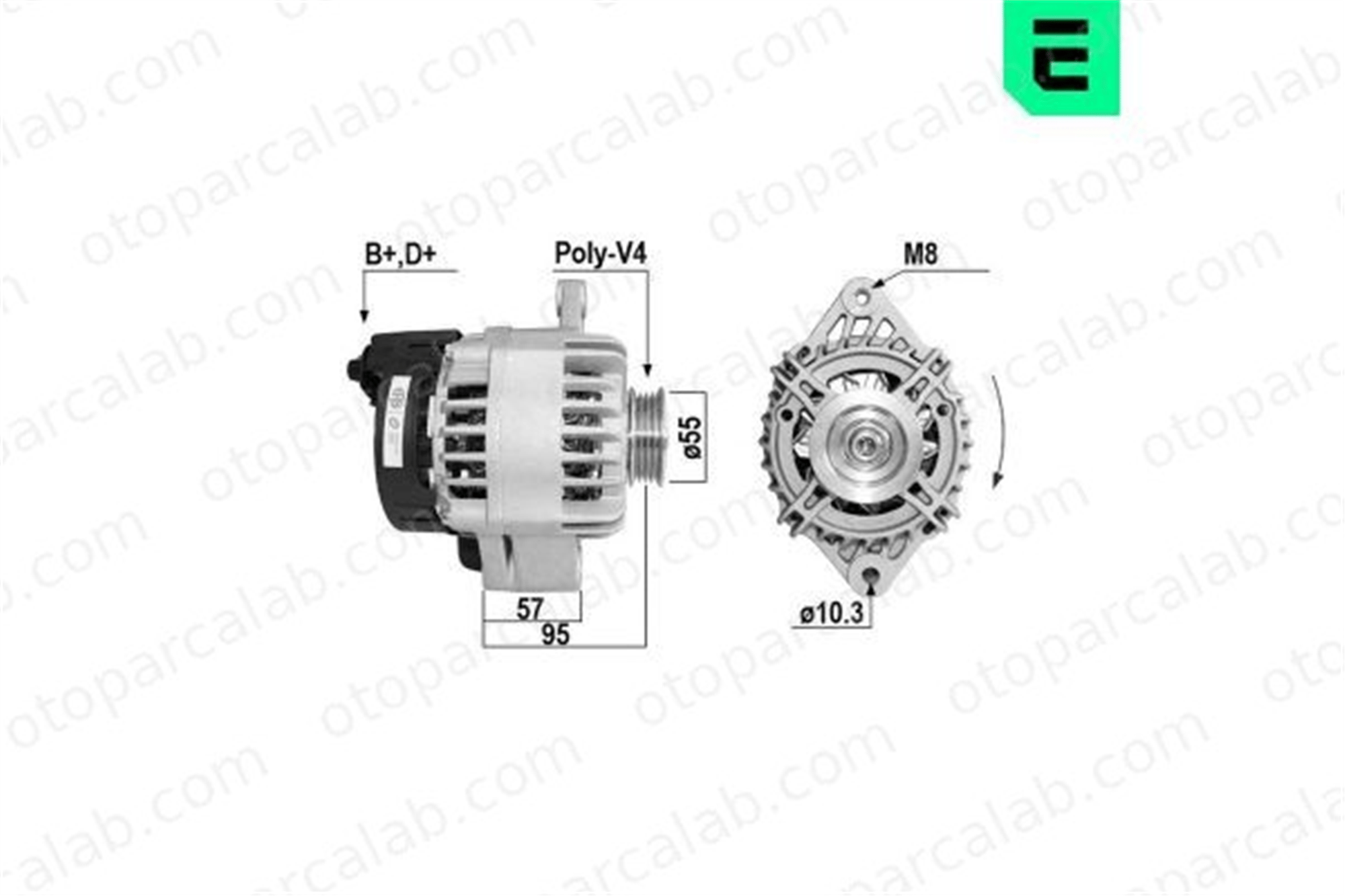 ERA 209658A Alternatör SUZUKI IGNIS II SUBARU JUSTY III 3140086G00