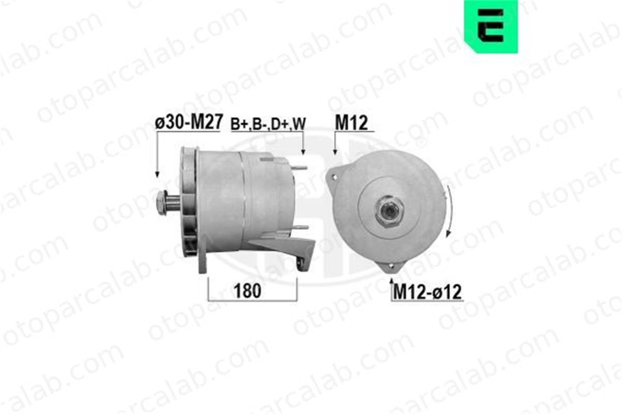 ERA 209659 Alternatör MERCEDES-BENZ AROCS ACTROS MP4 / MP5 1516436R 111545002