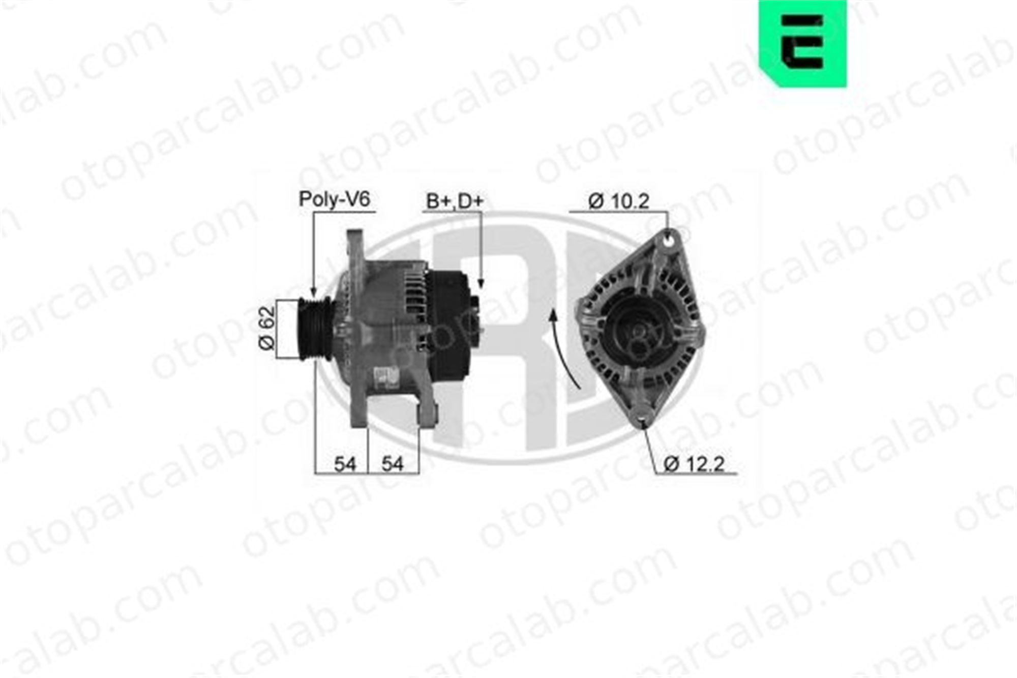ERA 210034A Alternatör FIAT BRAVA BRAVO I 46412678 46231670