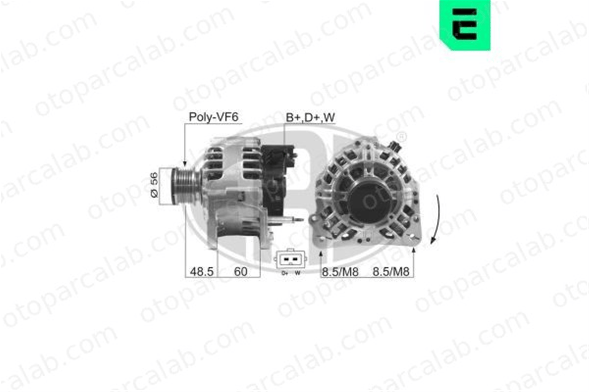 ERA 210093A Alternatör VW POLO III SEAT AROSA 28903026B 028 903 026 B