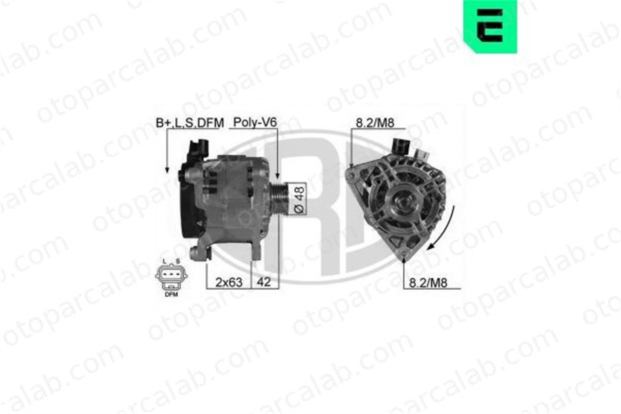 ERA 210196A Alternatör FORD FOCUS I FOCUS I Turnier 1070804 1064384