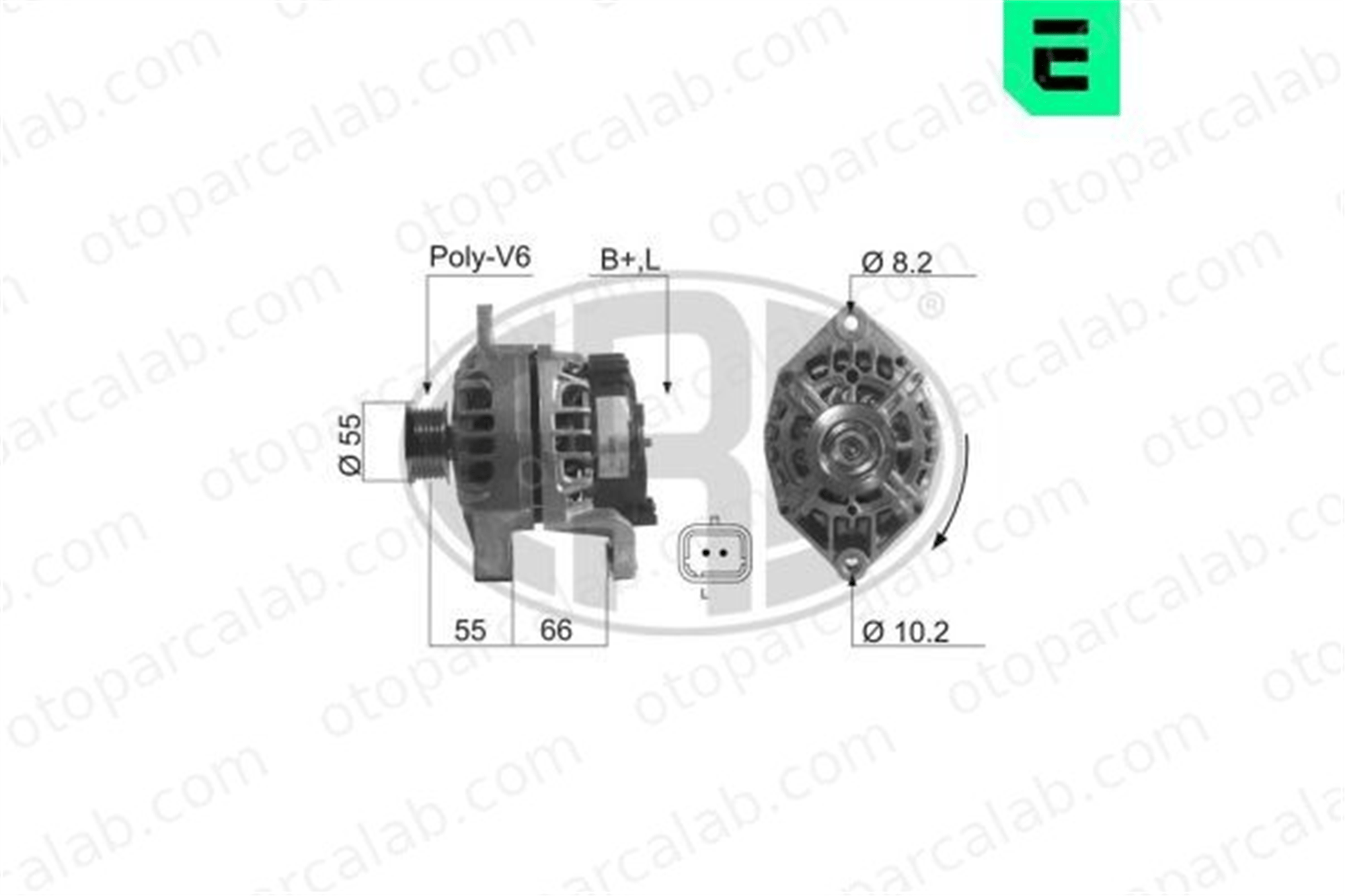 ERA 210223A Alternatör RENAULT KANGOO Express SCÉNIC I MPV 7700105333