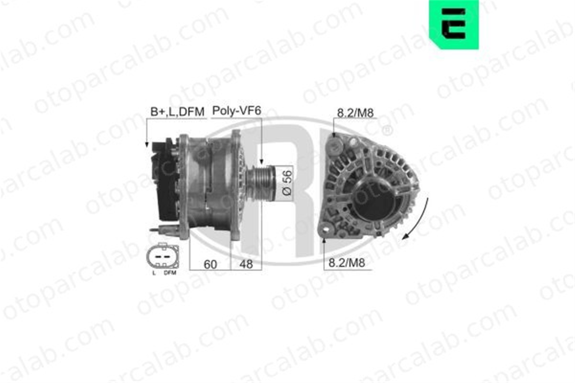 ERA 210231A Alternatör VW BORA I BORA Variant 3M2110300AA 1100711