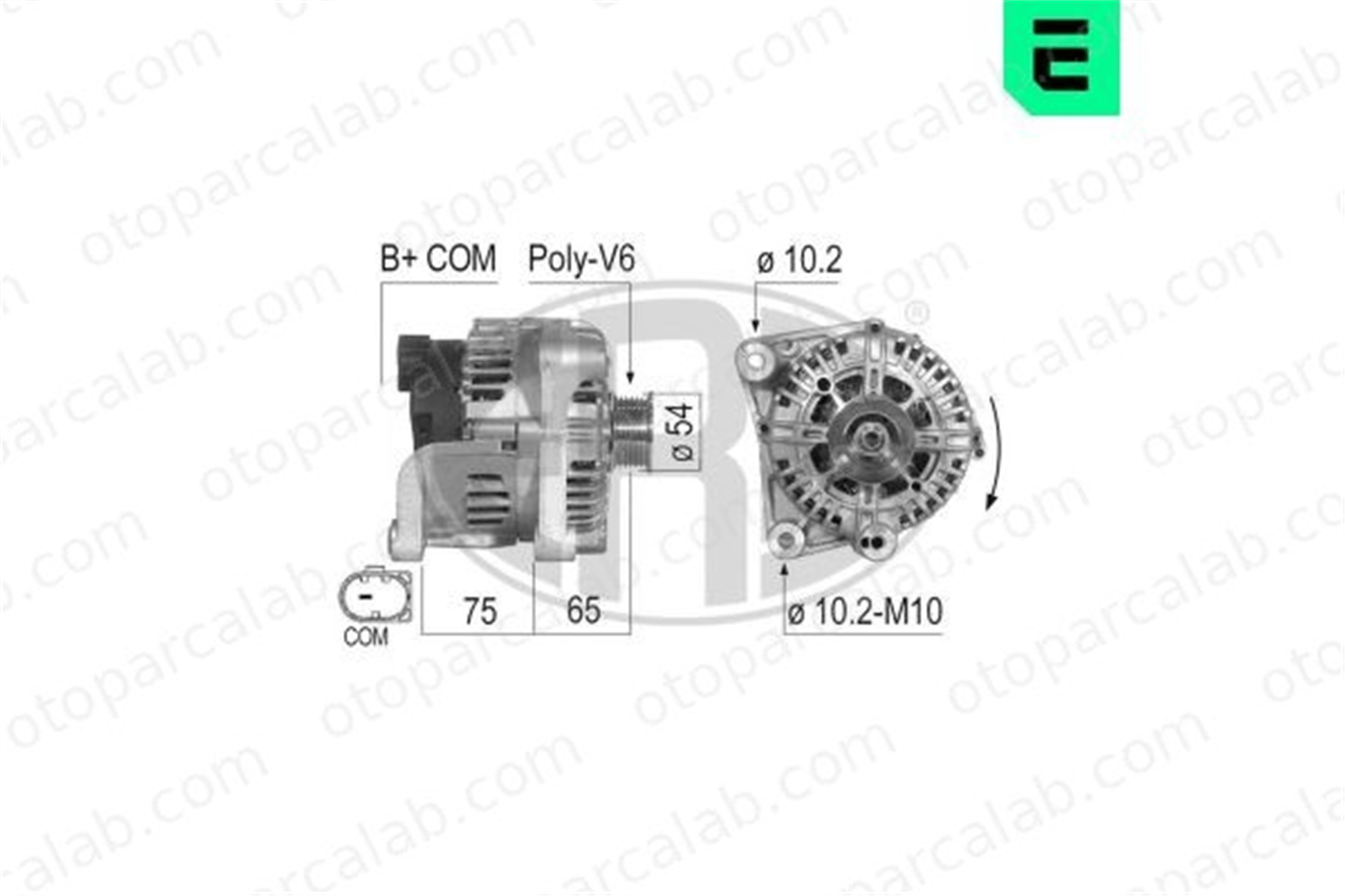 ERA 210499 Alternatör BMW 5 Touring 5 12317795620 12317790548